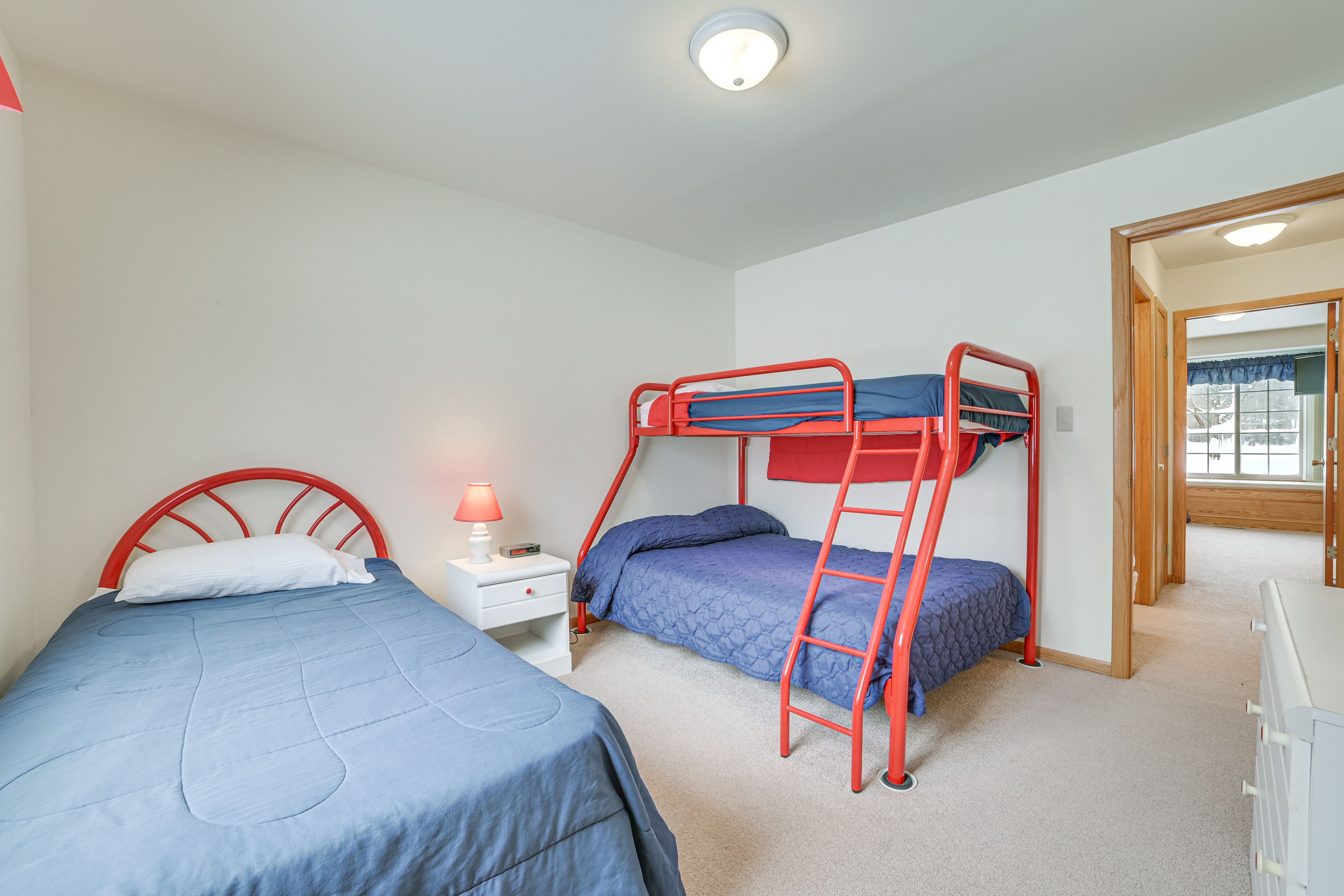 Bedroom 2 | Twin/Full Bunk Bed | Twin Bed | Central Heating & A/C