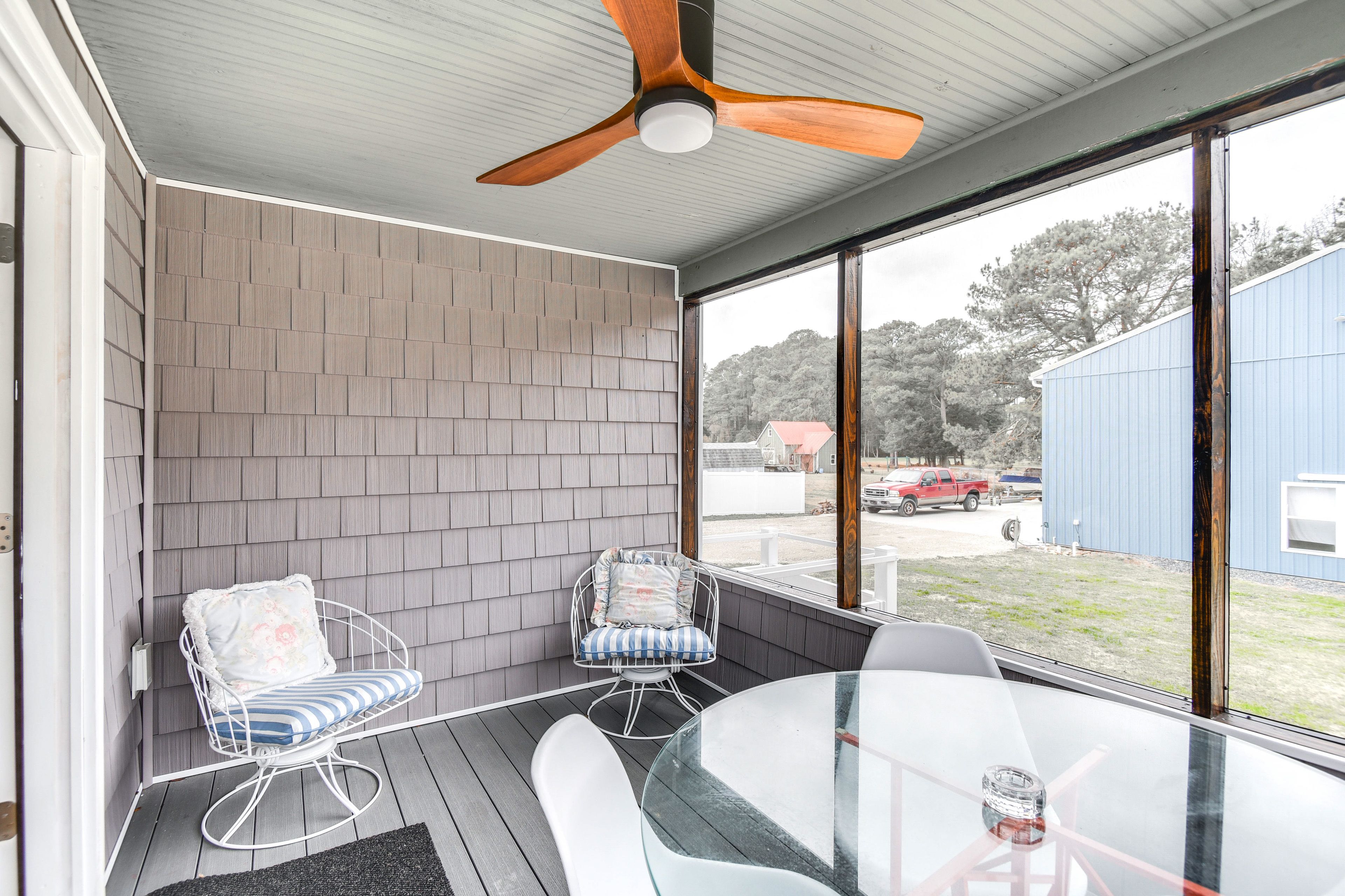 Screened-In Porch | 1st Floor | Seating & Dining