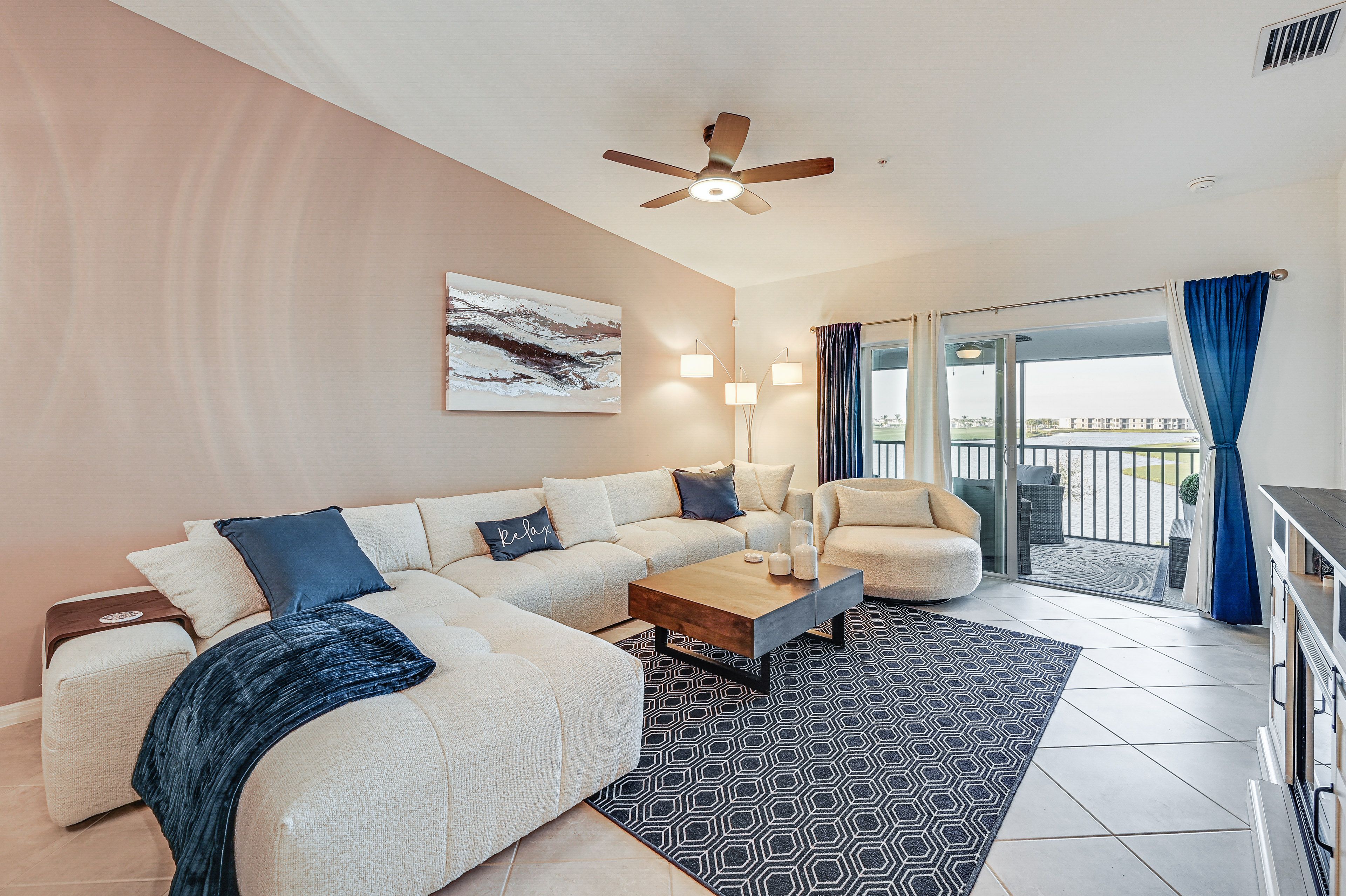 Living Room | Smart TV | Central Air Conditioning & Heating