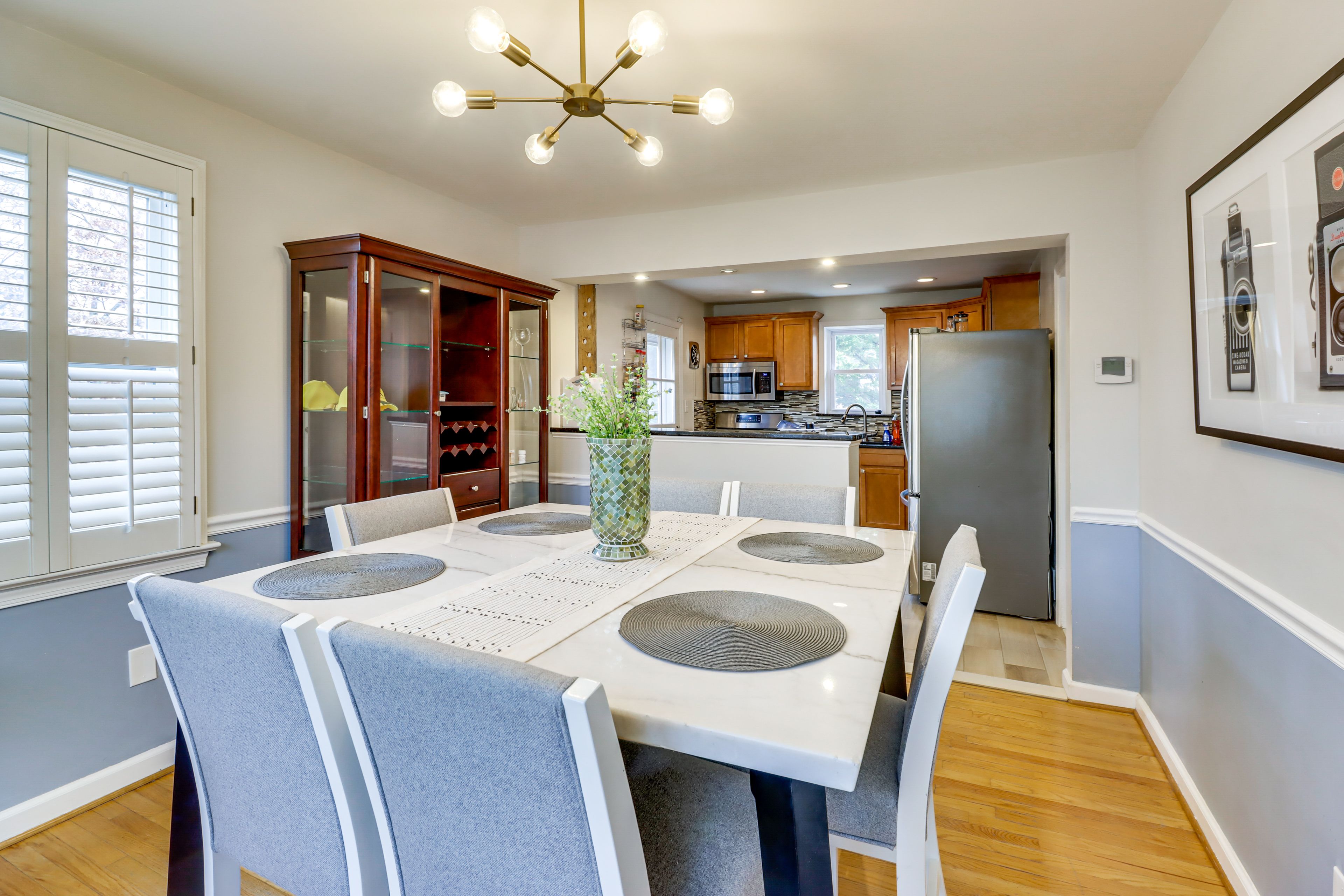 Dining Area | Dishware & Flatware | 1st Floor