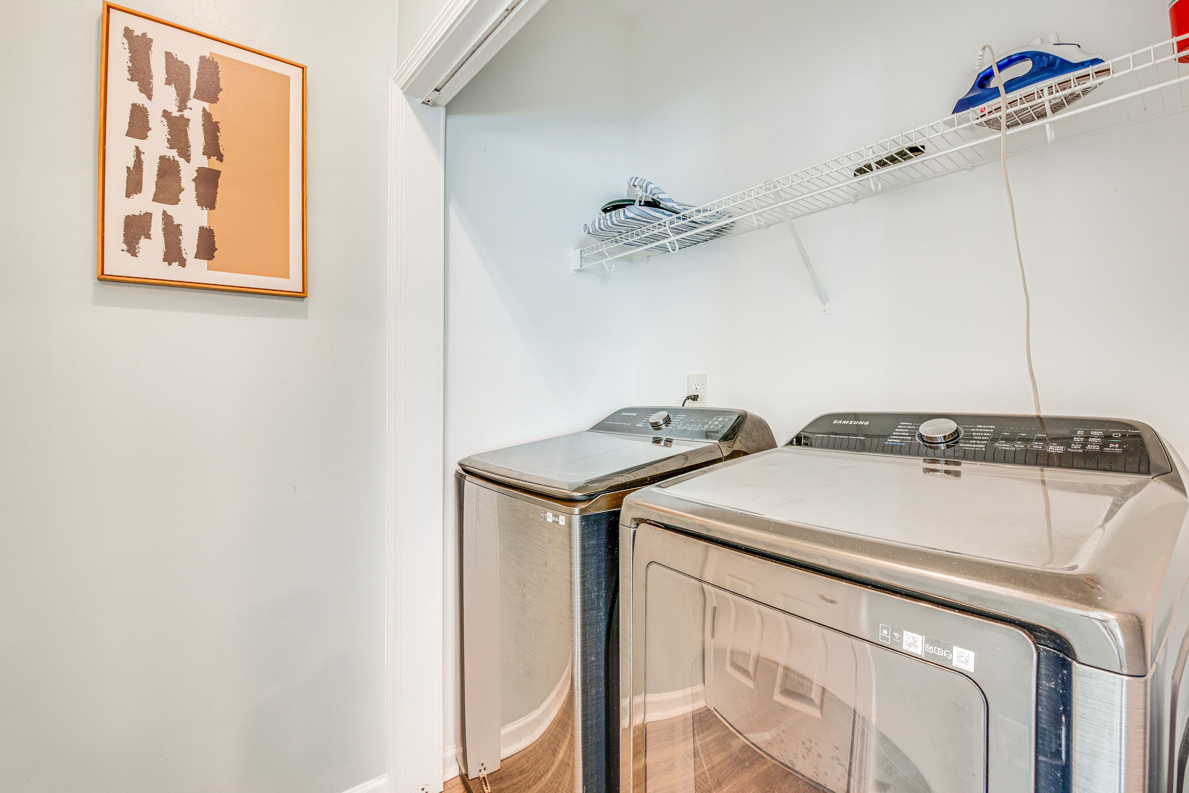 Laundry Closet | 1st Floor | Washer + Dryer