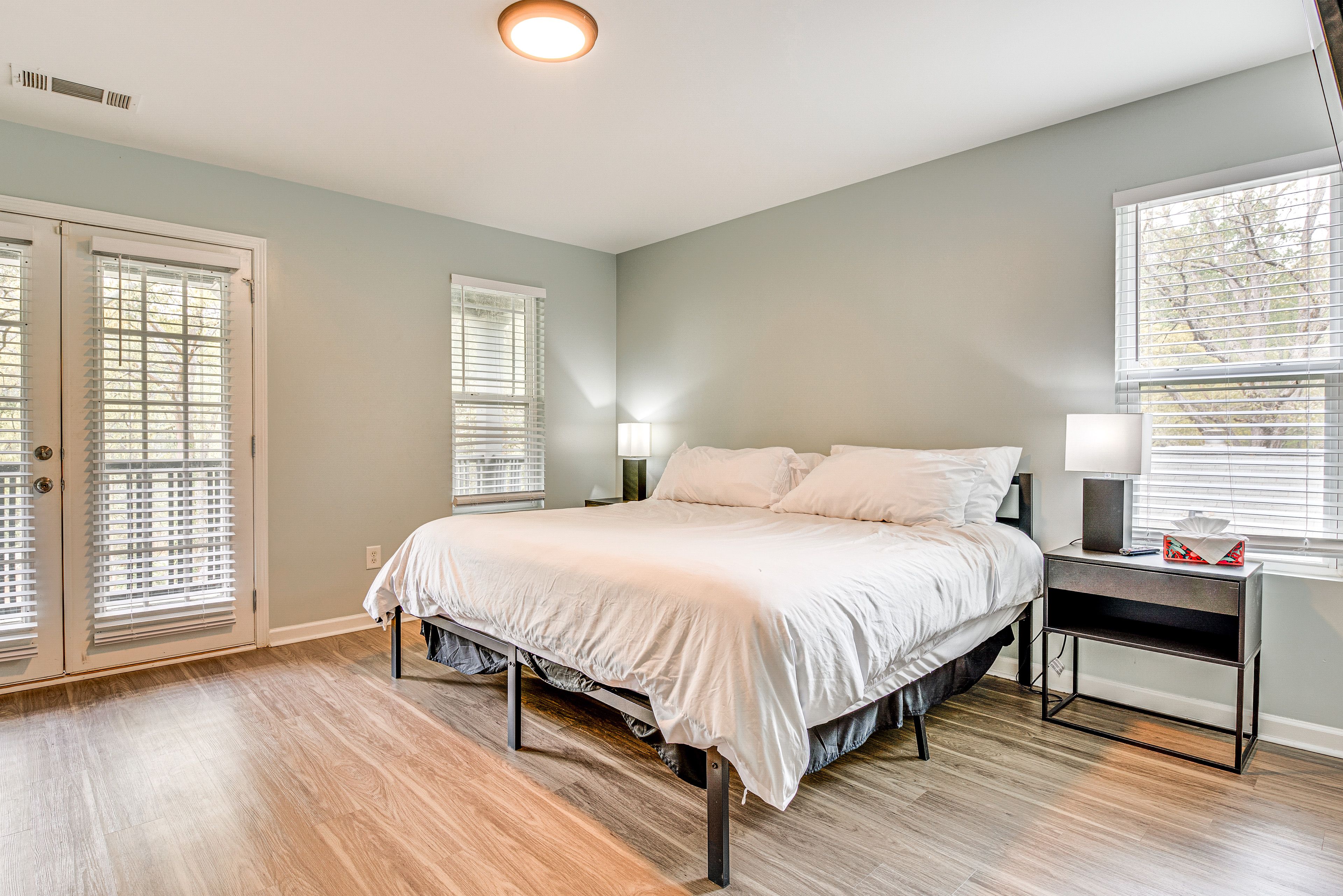 Bedroom 1 | 2nd Floor | King Bed | Linens Provided | Smart TV