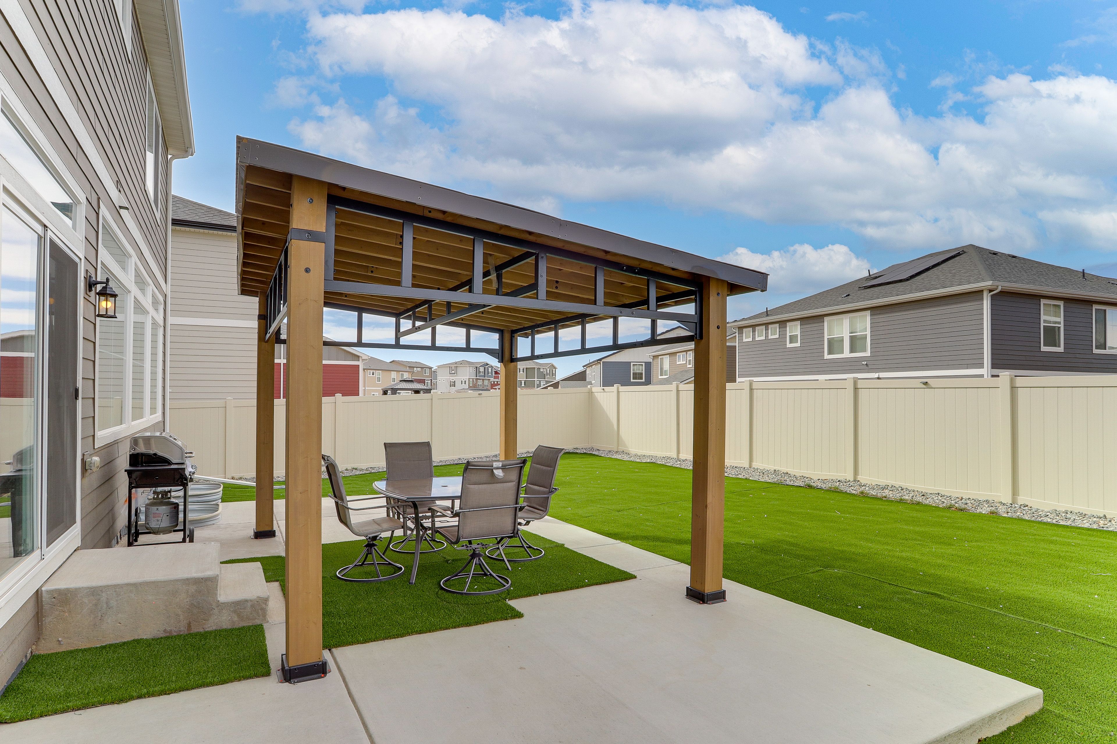 Fenced Backyard | Patio | Gazebo