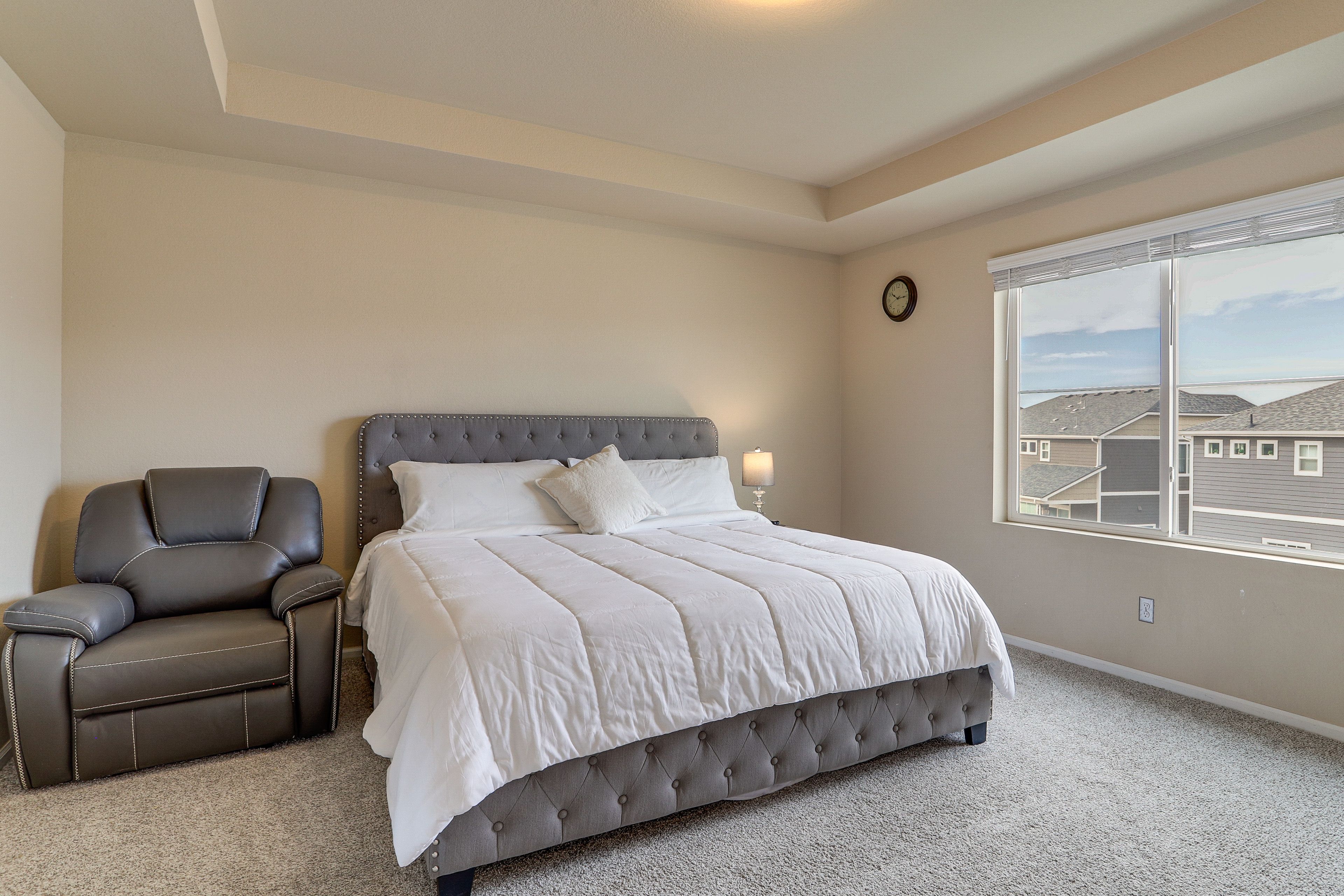 Bedroom 1 | 2nd Floor | King Bed | Smart TV | Linens Provided