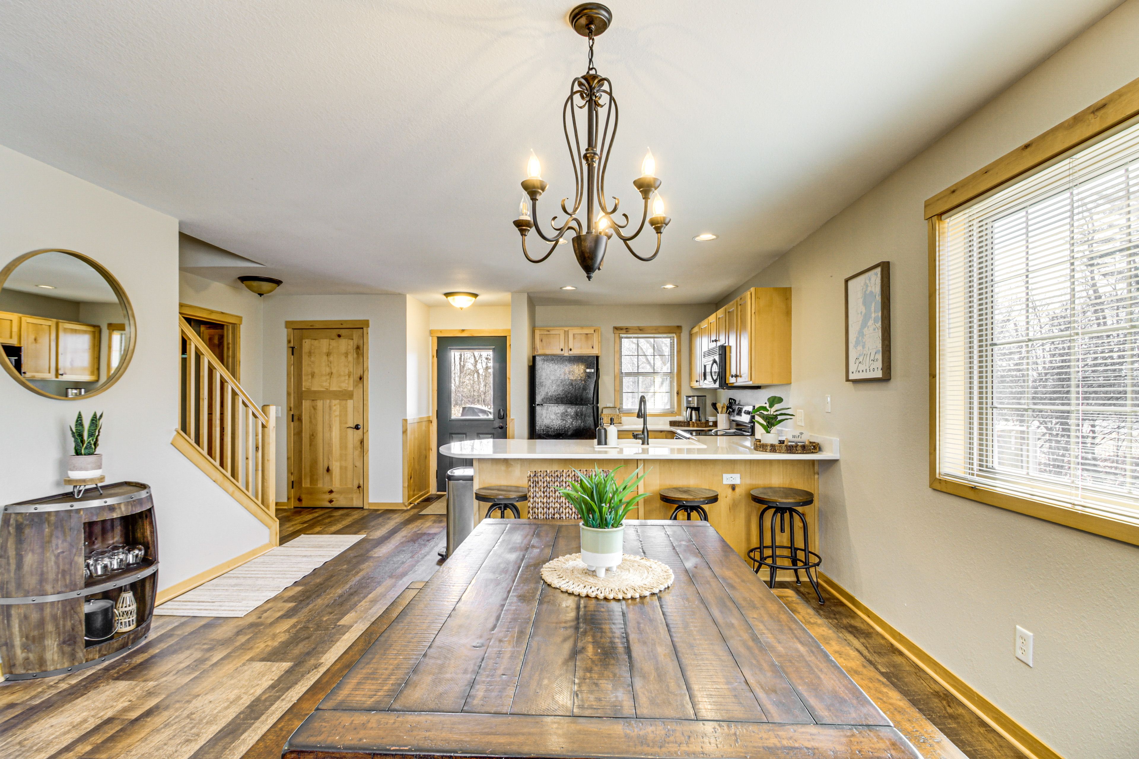 Dining Area | Dishware & Flatware Provided | Main Level