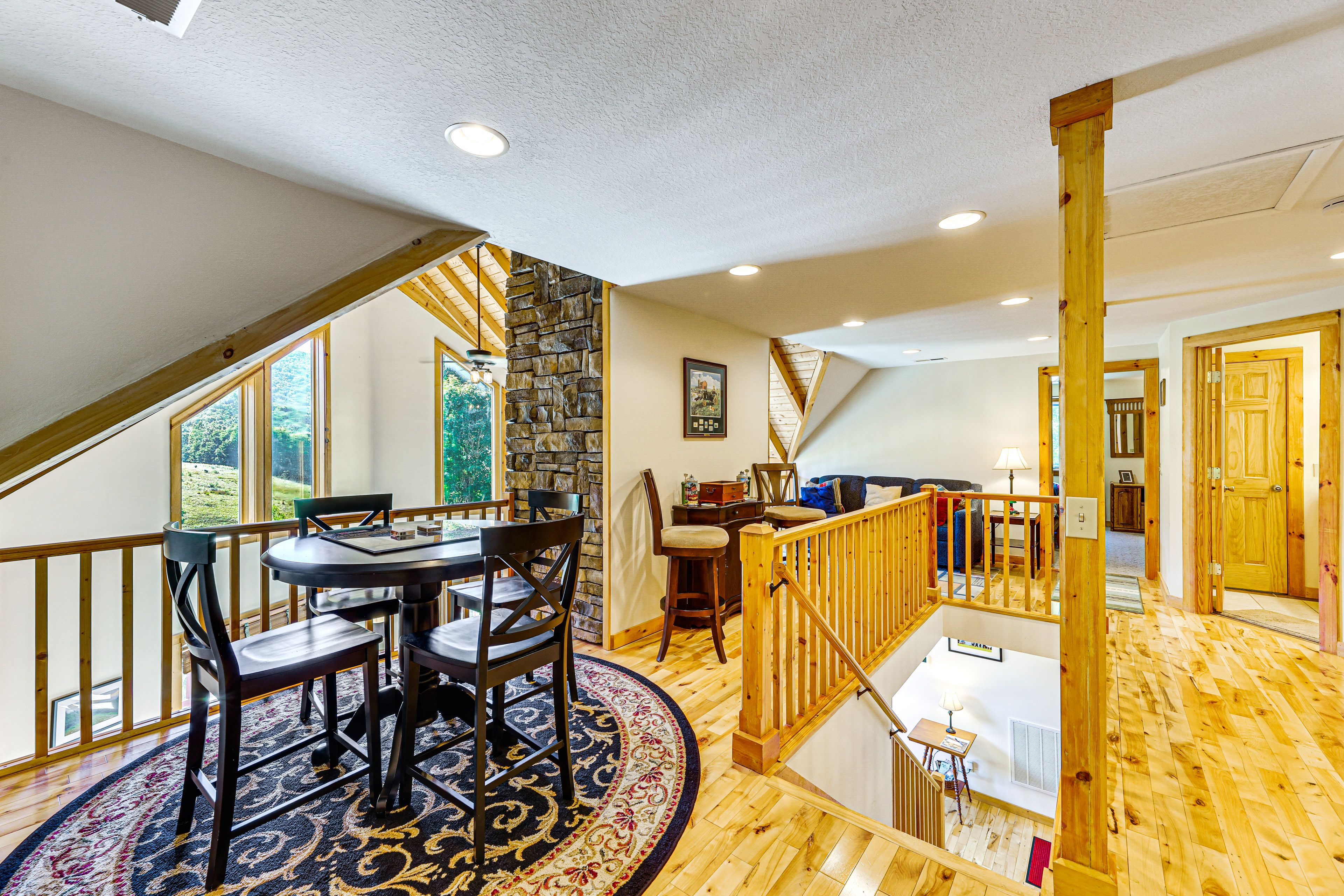 Loft | 2nd Floor | Queen Sleeper Sofa | Card Table | Dart Board