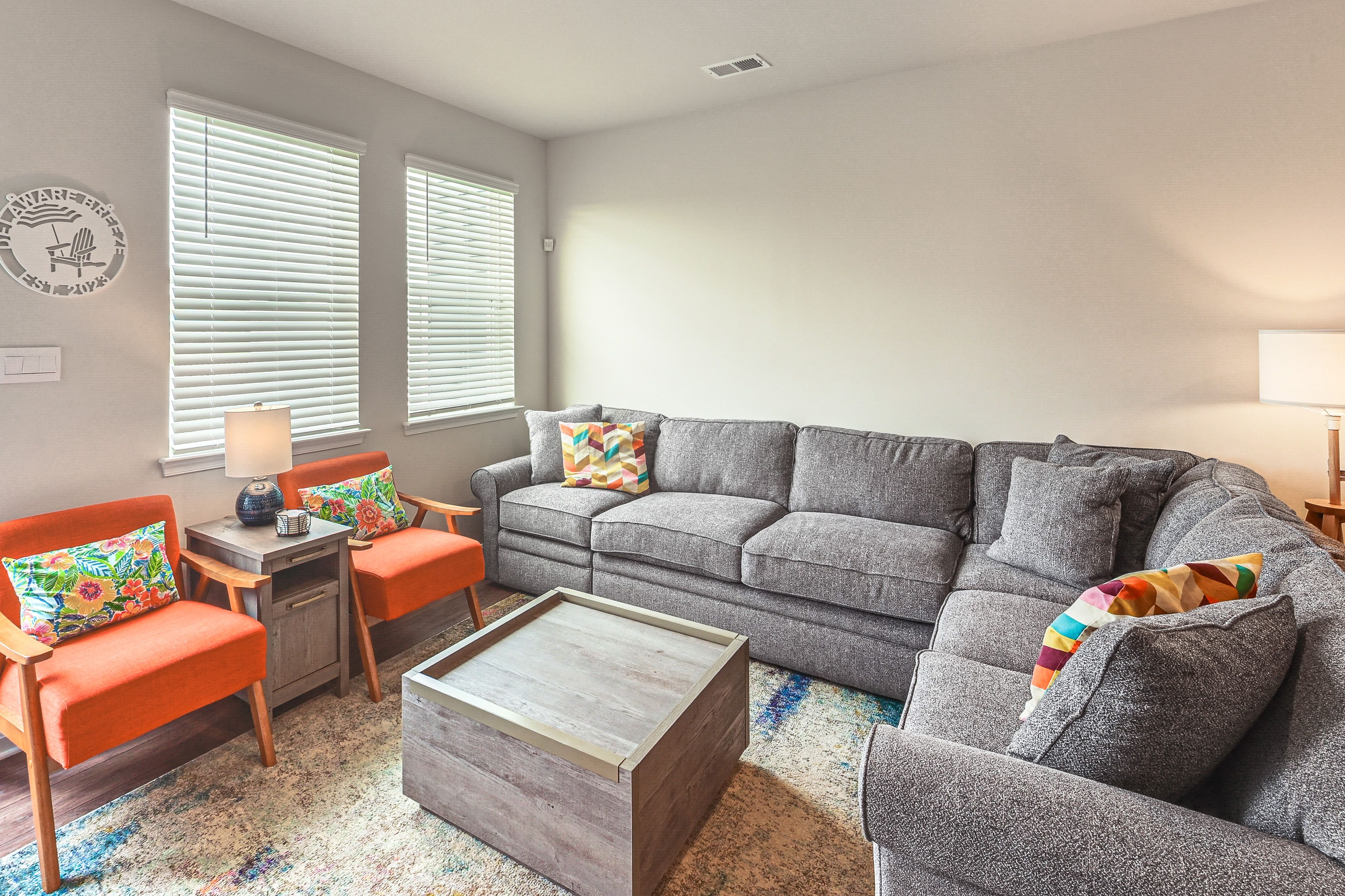 Living Room | Central Air Conditioning & Heating | 1st Floor
