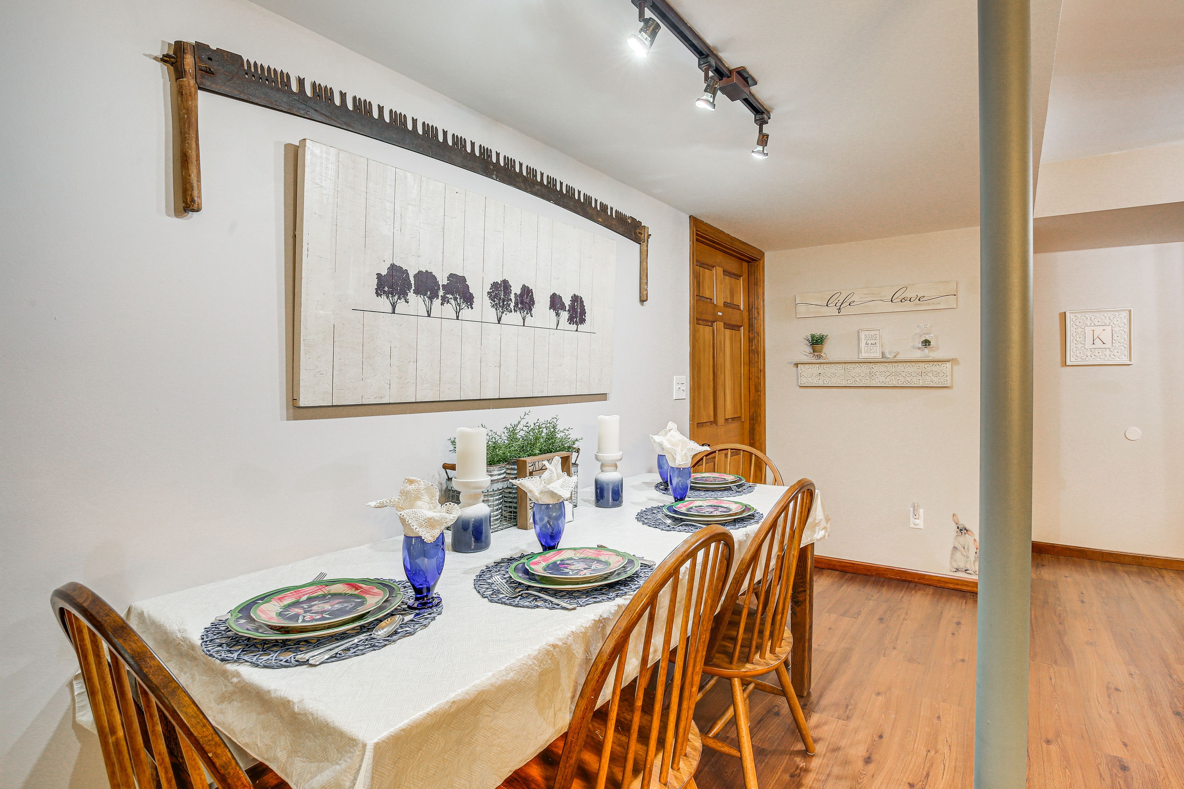 Dining Area | Main Level | Dishware + Flatware