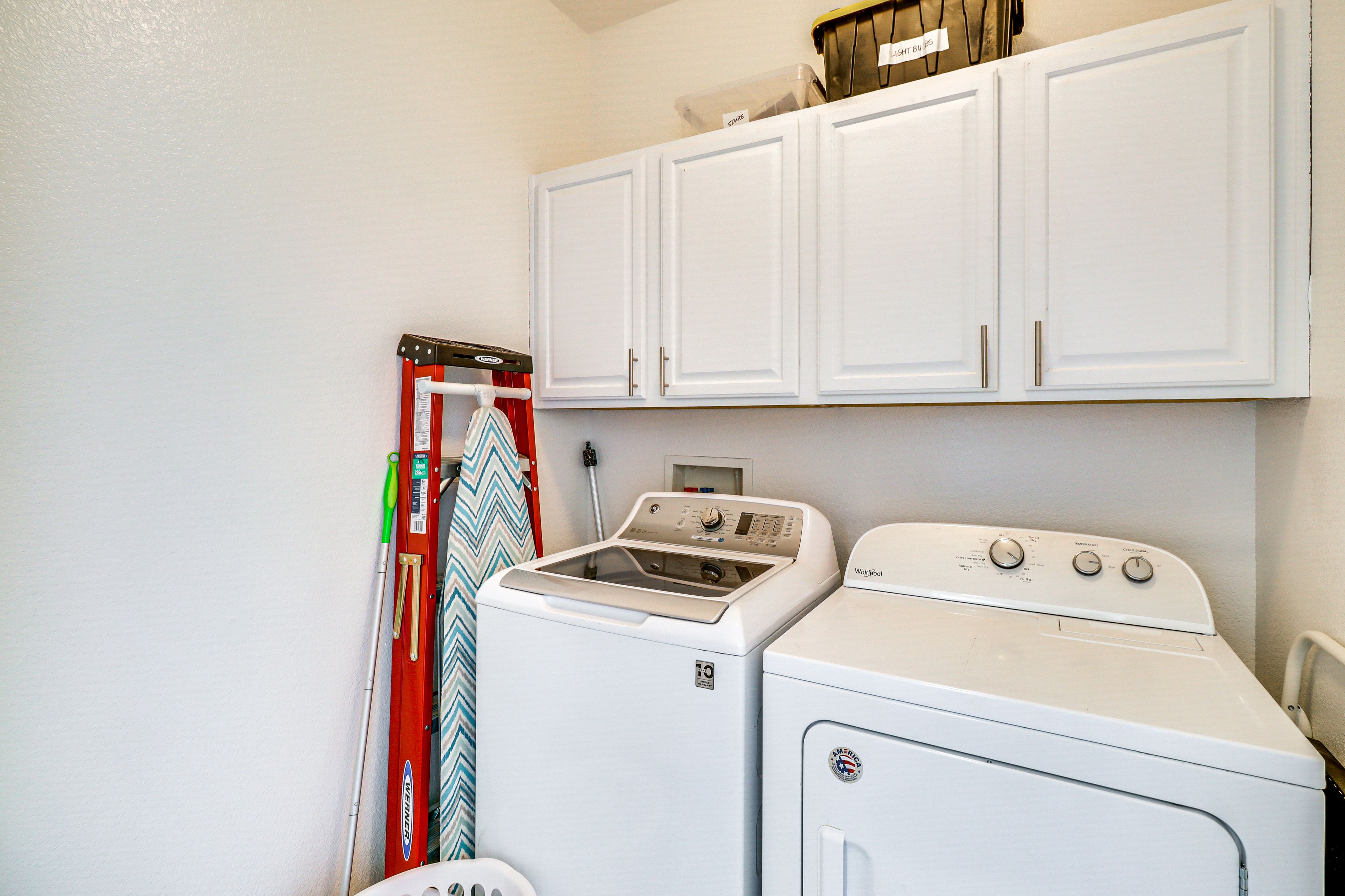 Washer & Dryer | 2nd Floor | Detergent Provided