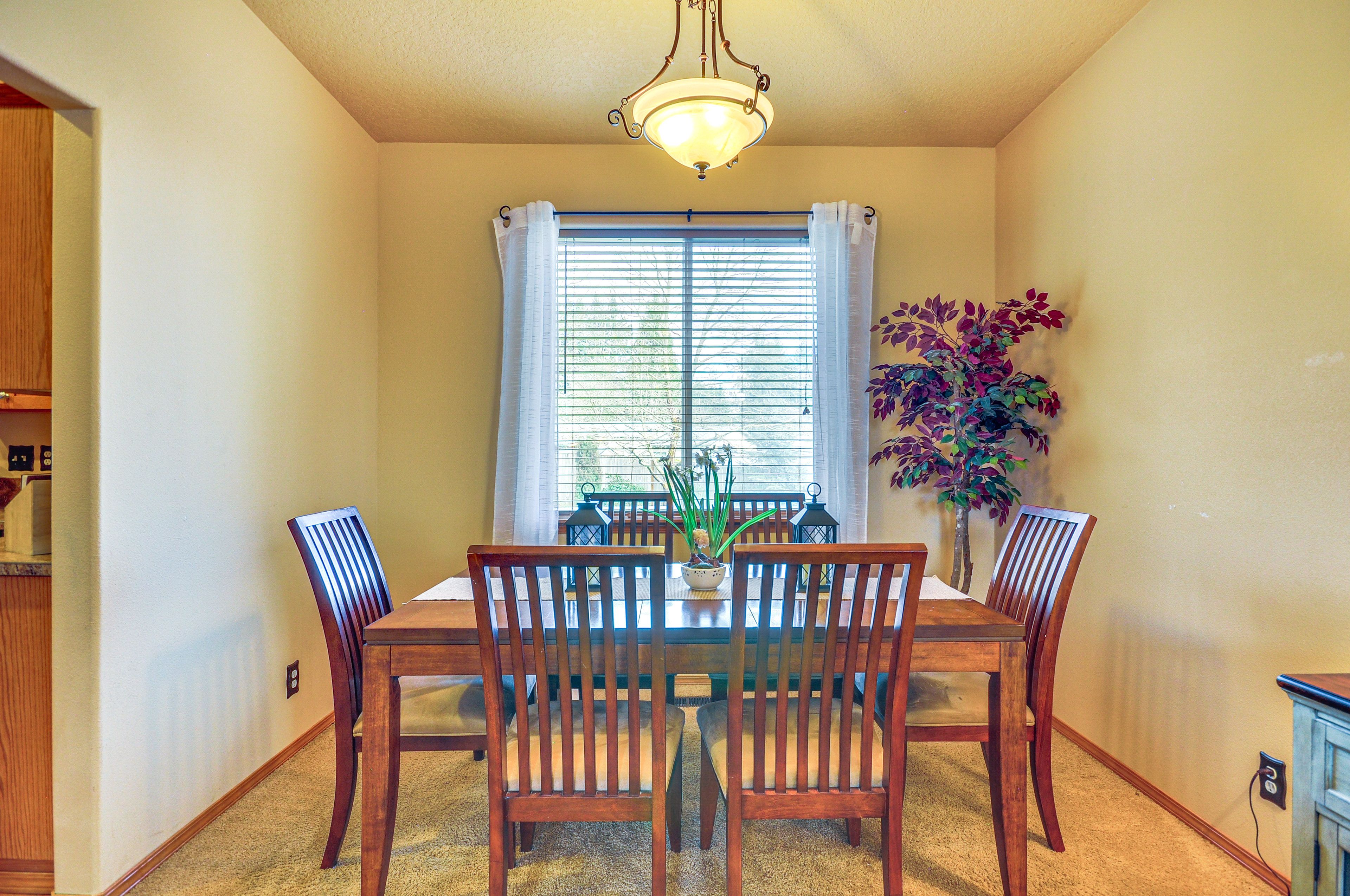 Dining Room | Dishware & Flatware Provided | 1st Floor