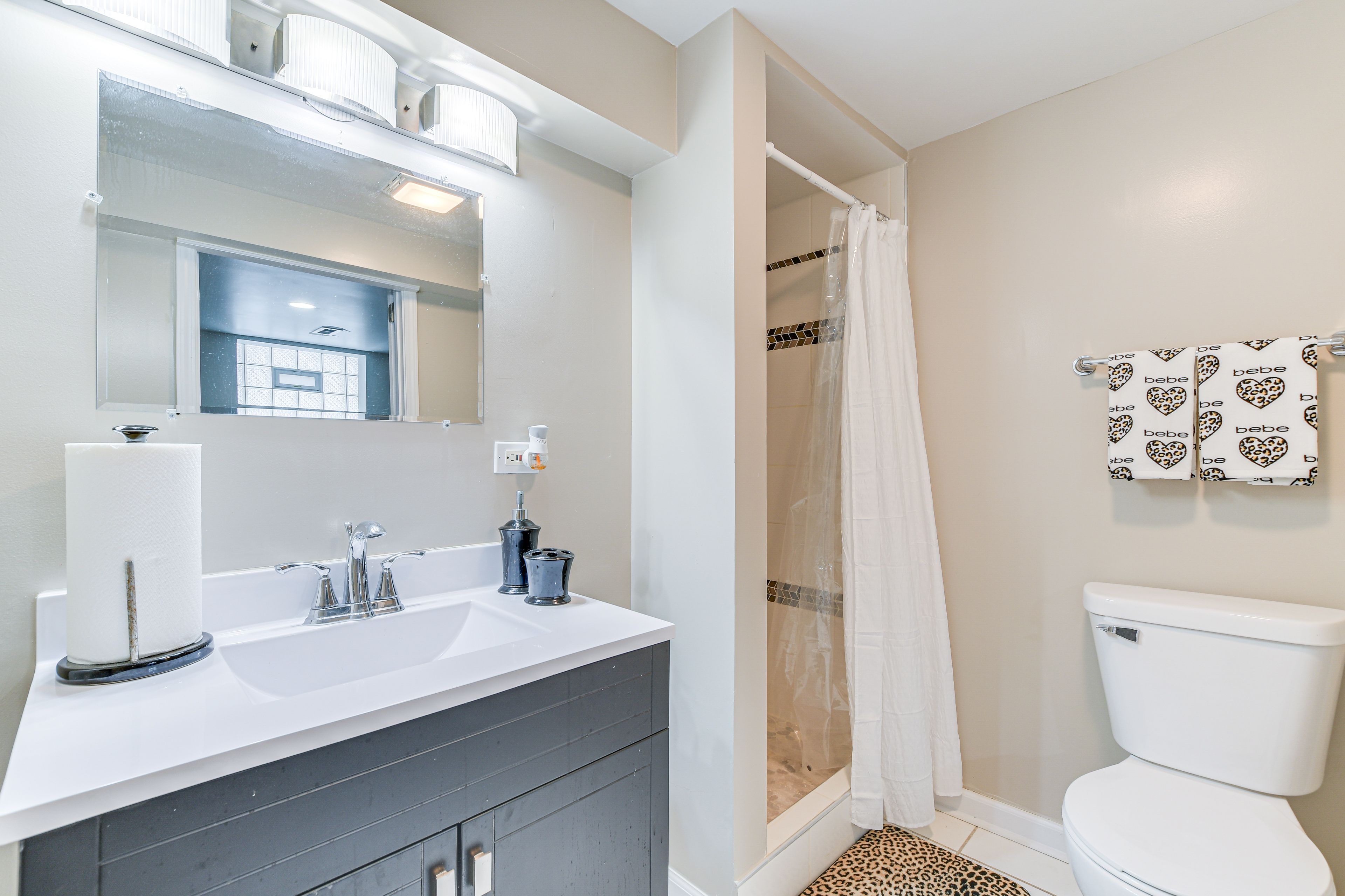 Full Bathroom | Walk-In Shower | Basement