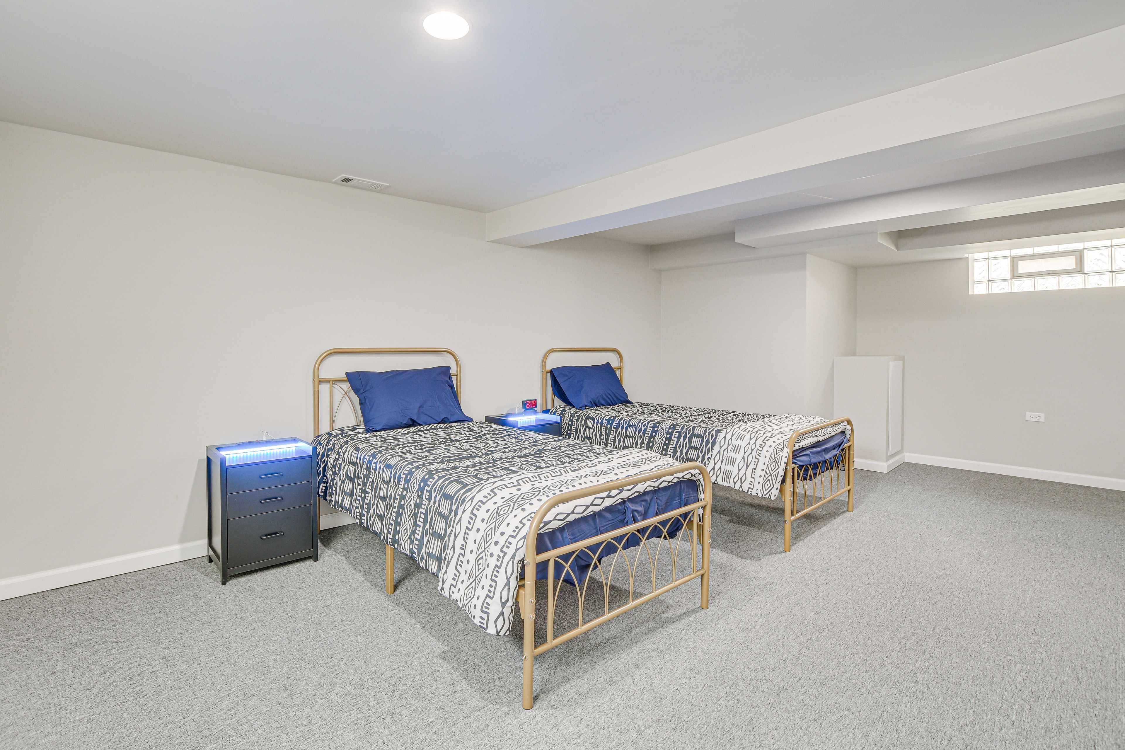 Bedroom 4 | 2 Twin Beds | Basement