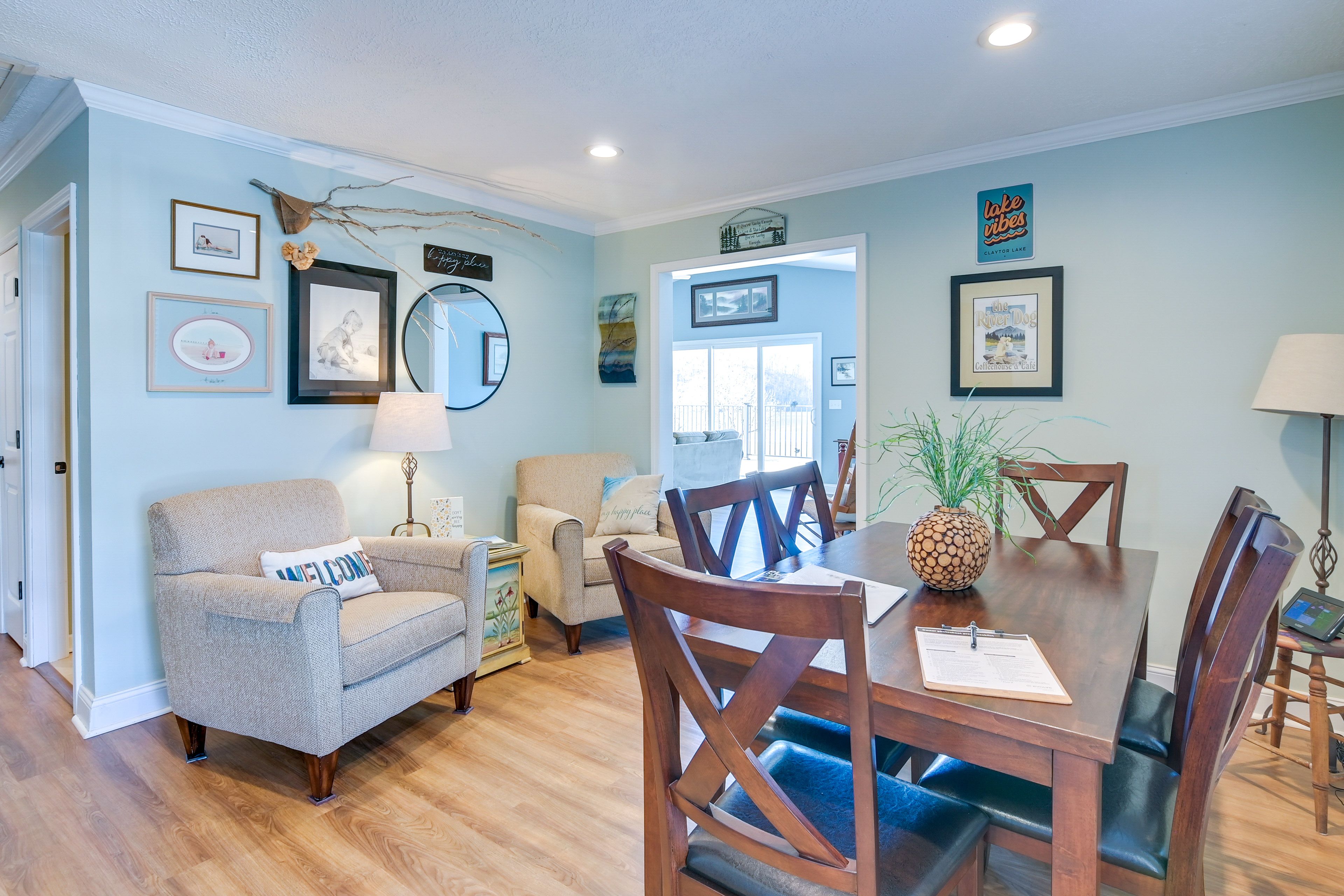 Dining Area | Dishware/Flatware | Trash Bags/Paper Towels