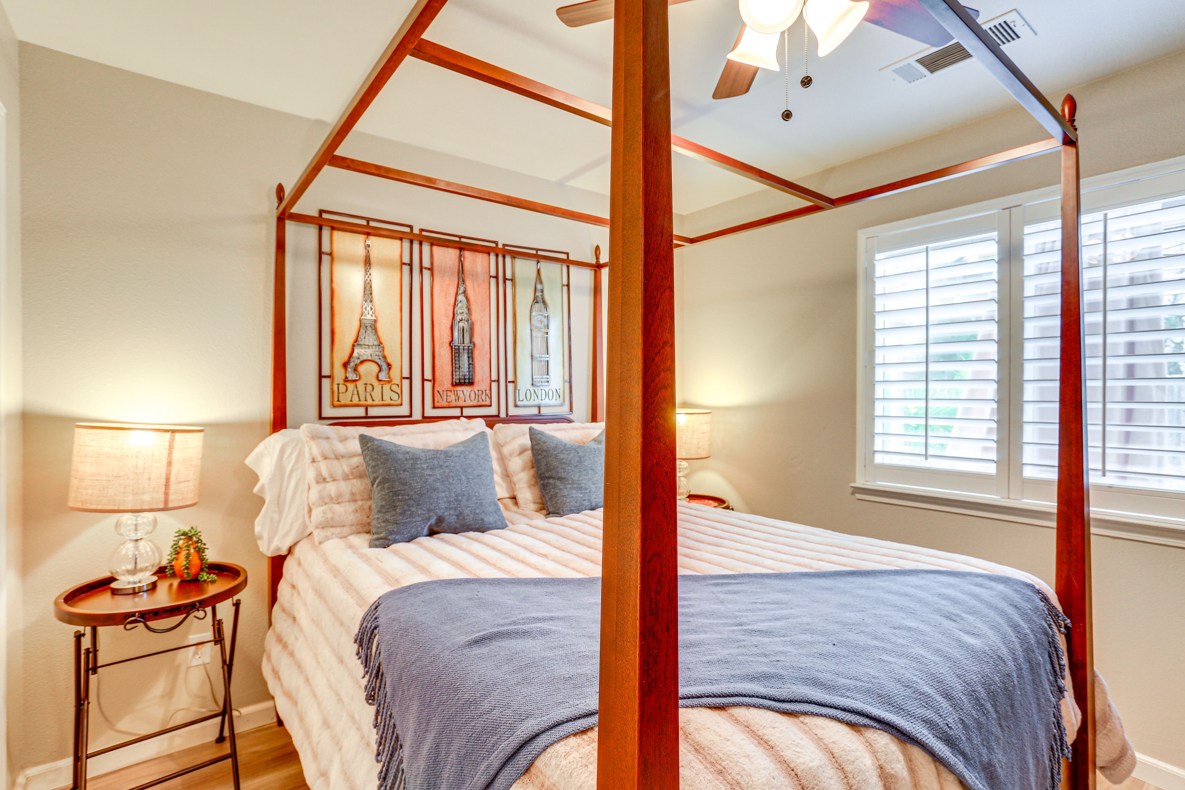 Bedroom 2 | Queen Bed | Central Heating & A/C