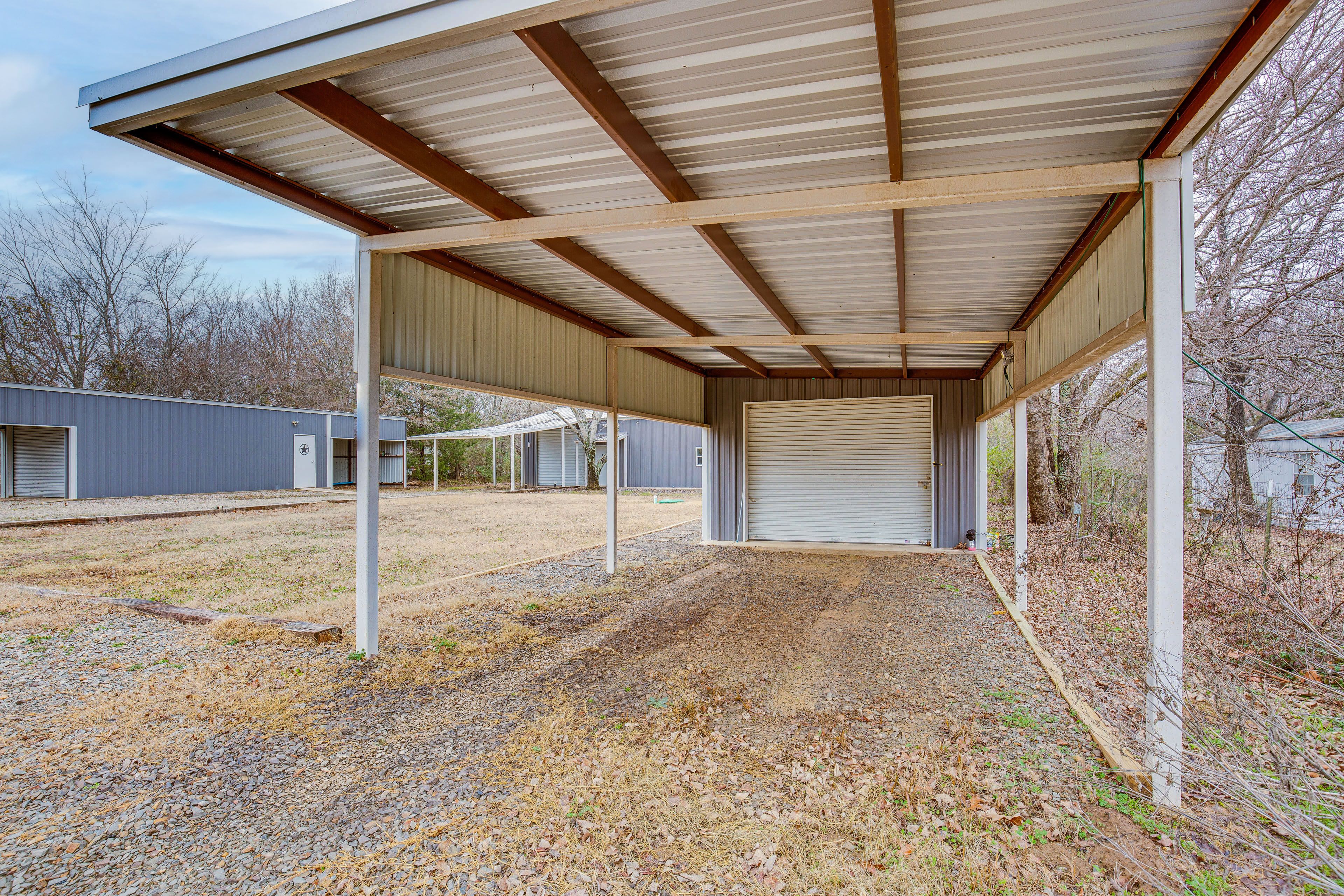 Covered Boat Parking w/ Electric Hookups Available