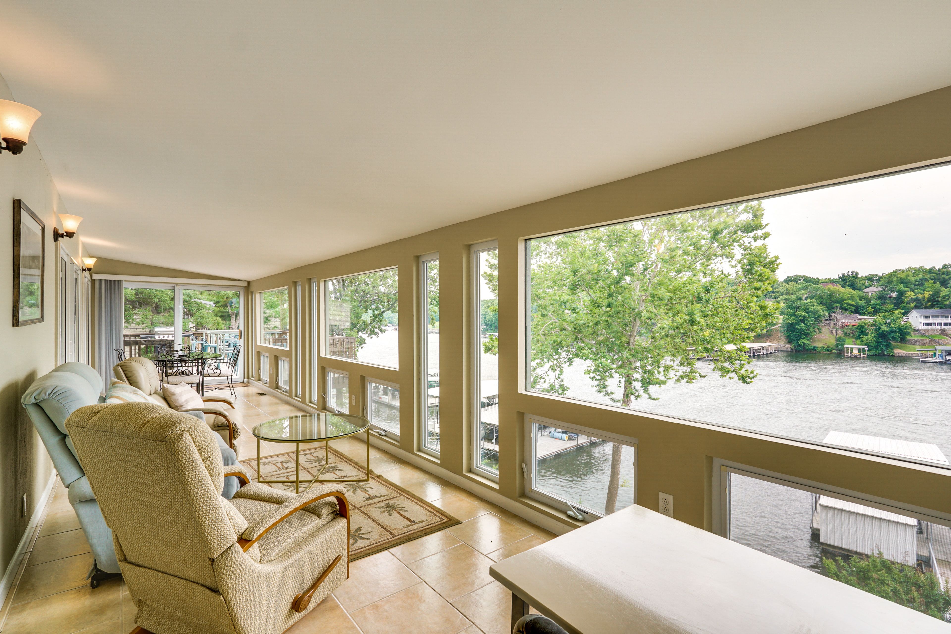 Sunroom | Lake Views