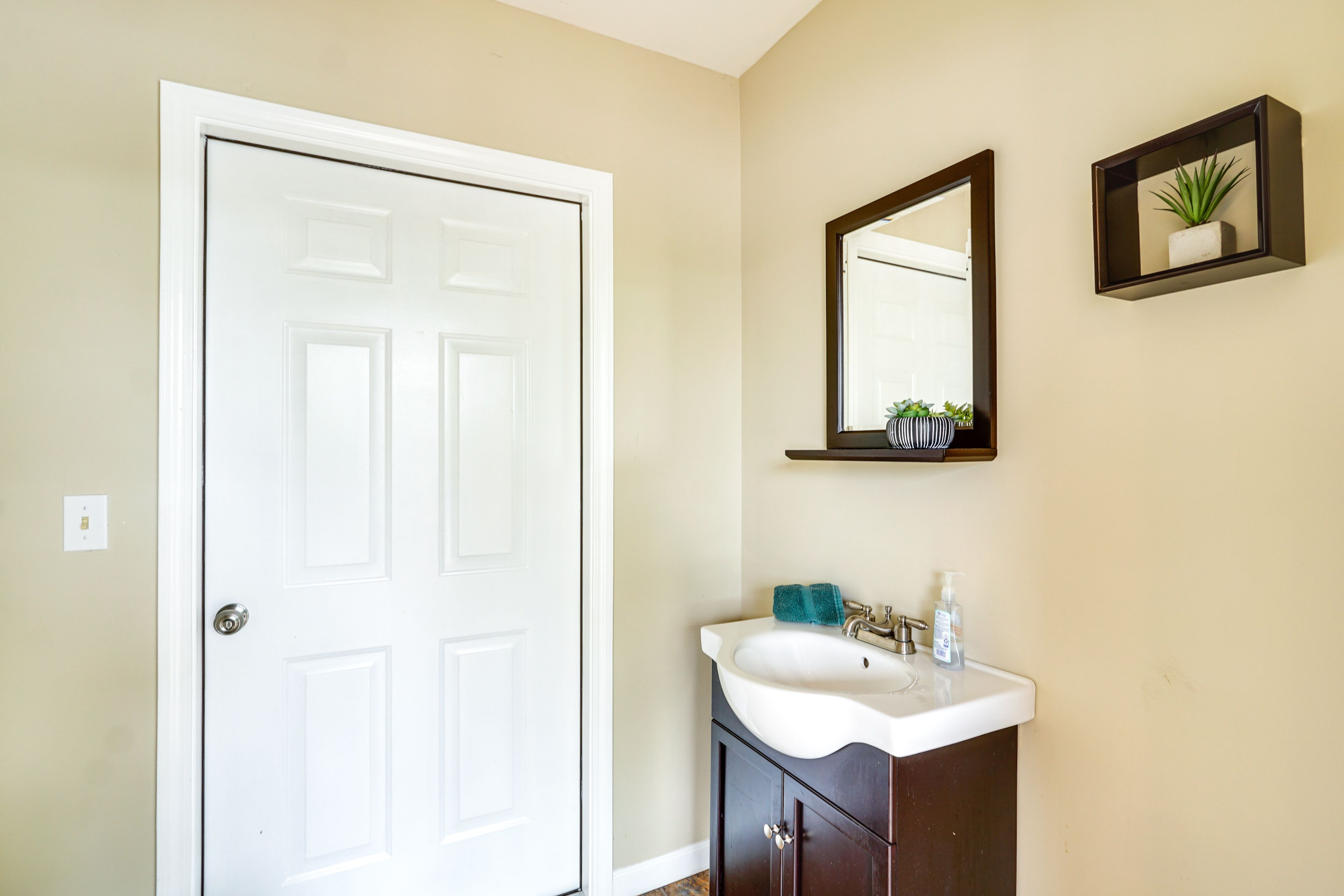 Half Bathroom | Exterior Entry