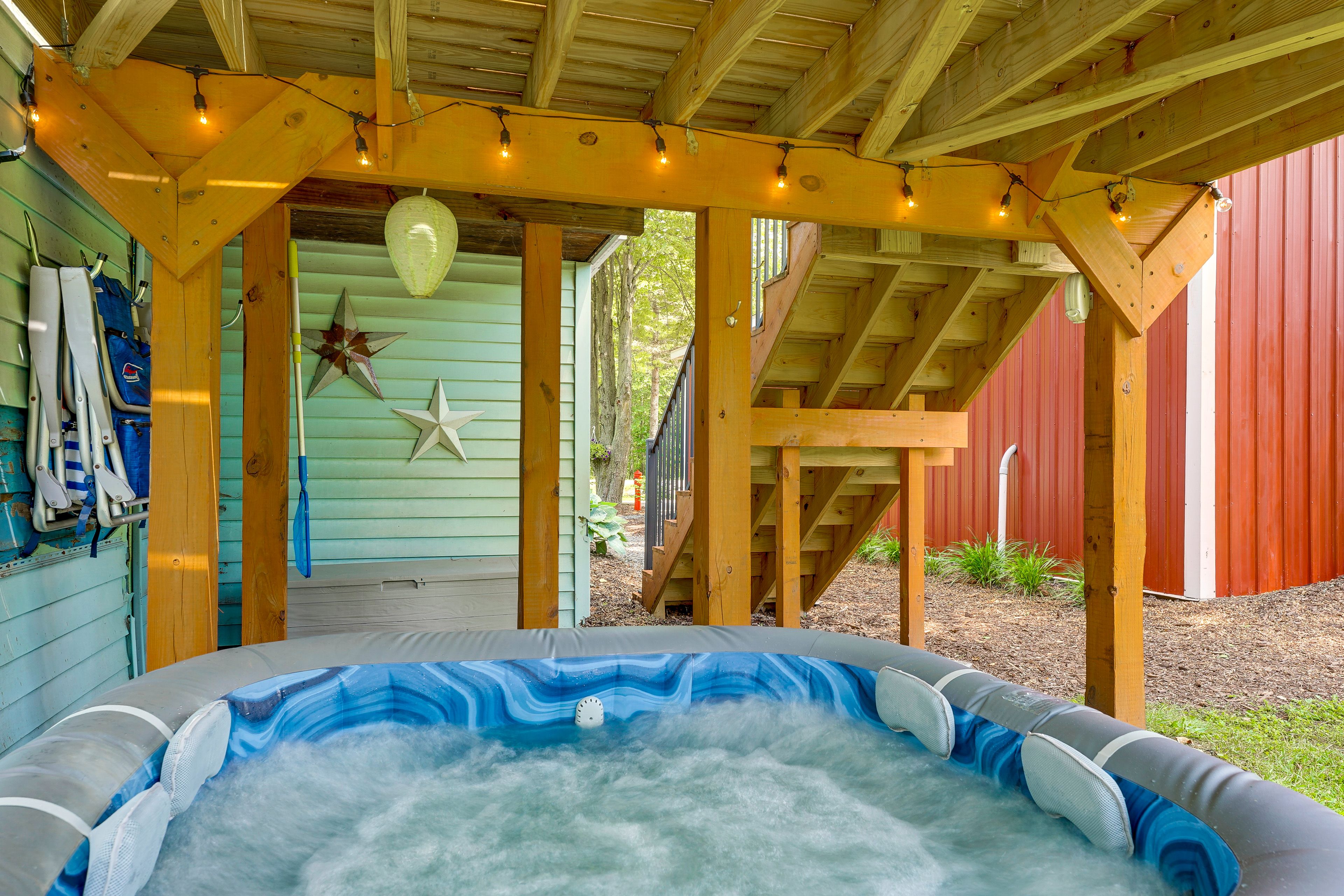 Shared Inflatable Hot Tub