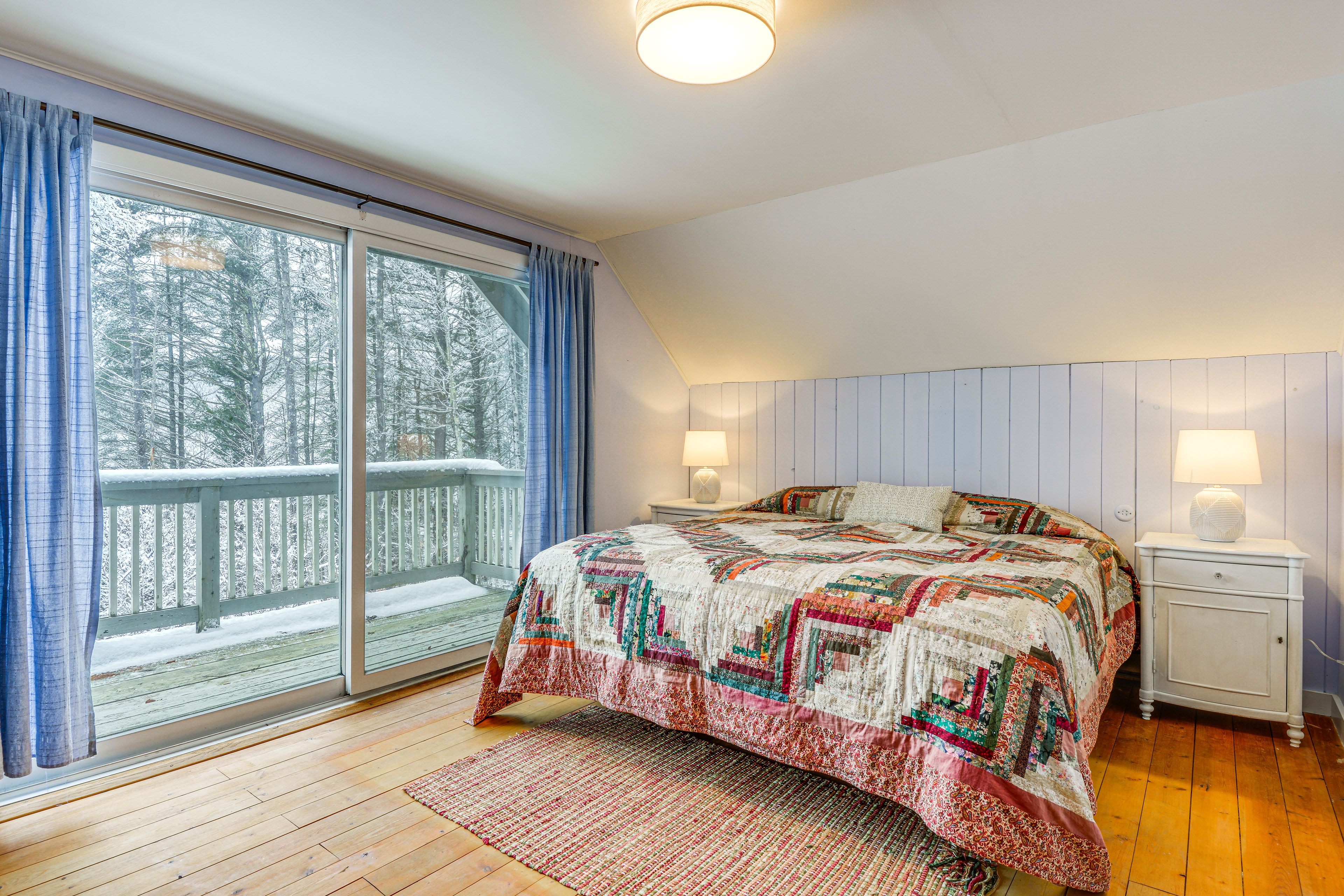 Bedroom 1 | 2nd Floor | King Bed | Linens Provided | Balcony Access