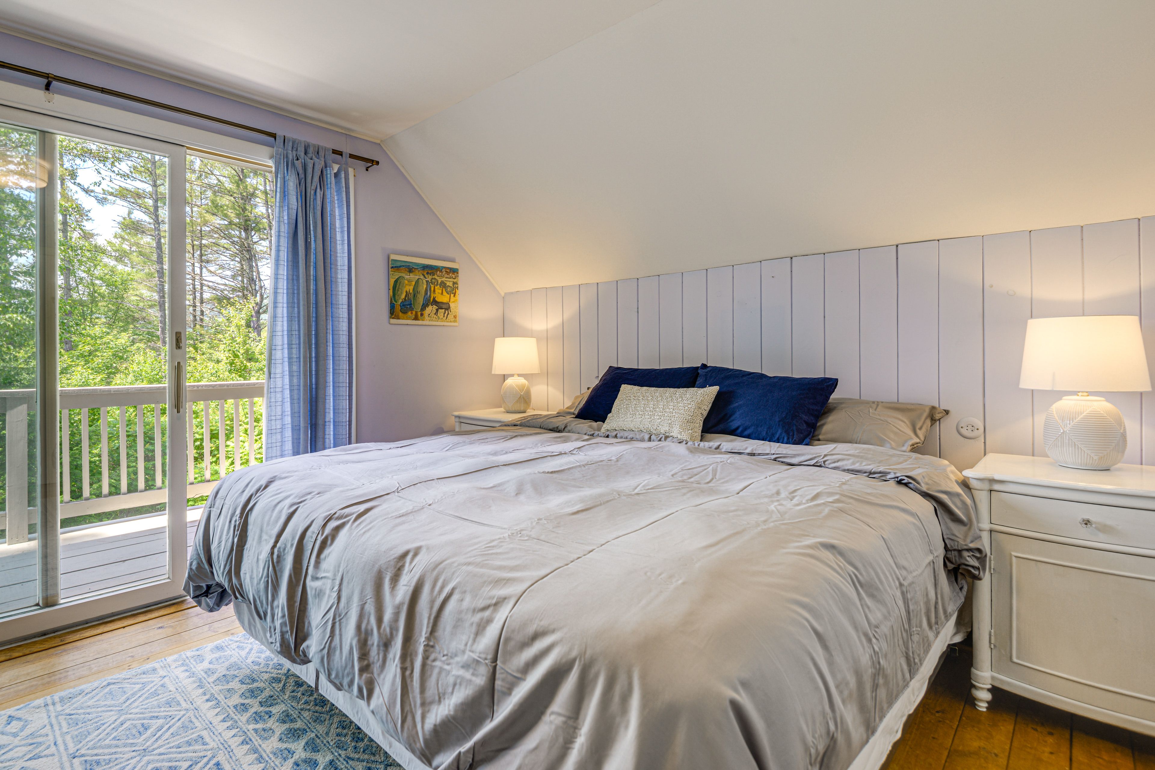 Bedroom 1 | 2nd Floor | King Bed | Linens Provided | Balcony Access