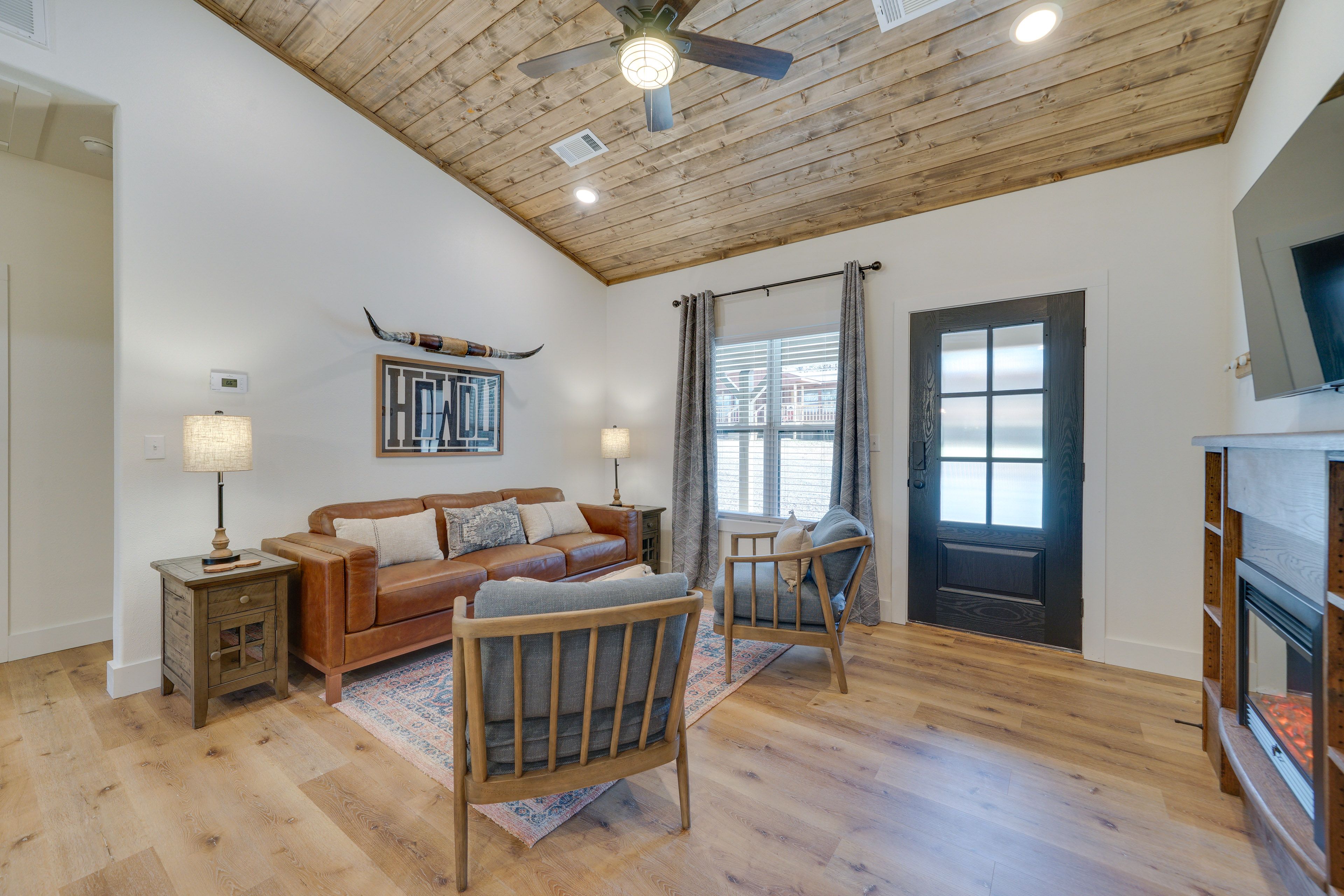 Living Room | Electric Fireplace | Smart TV