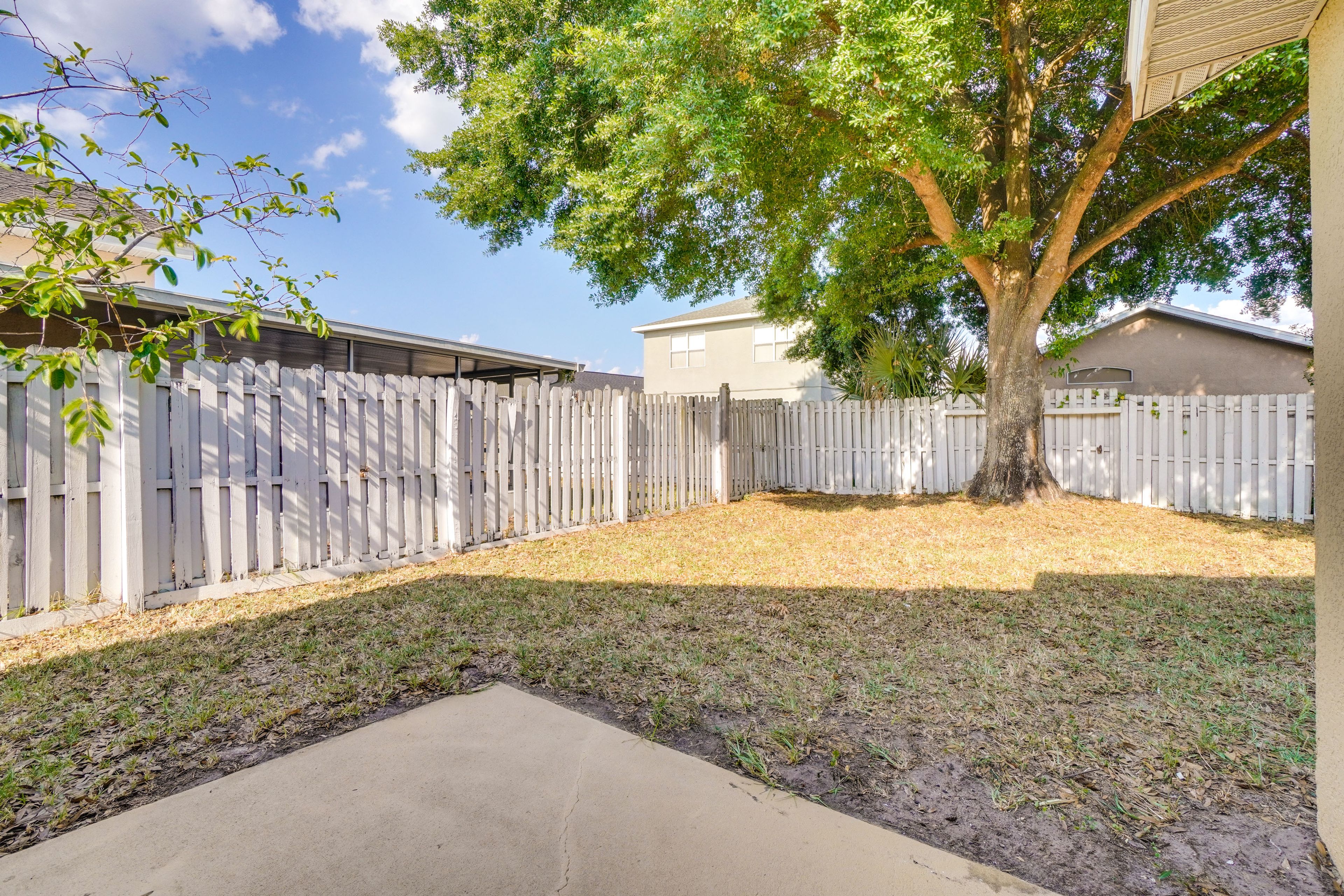 Fenced Backyard