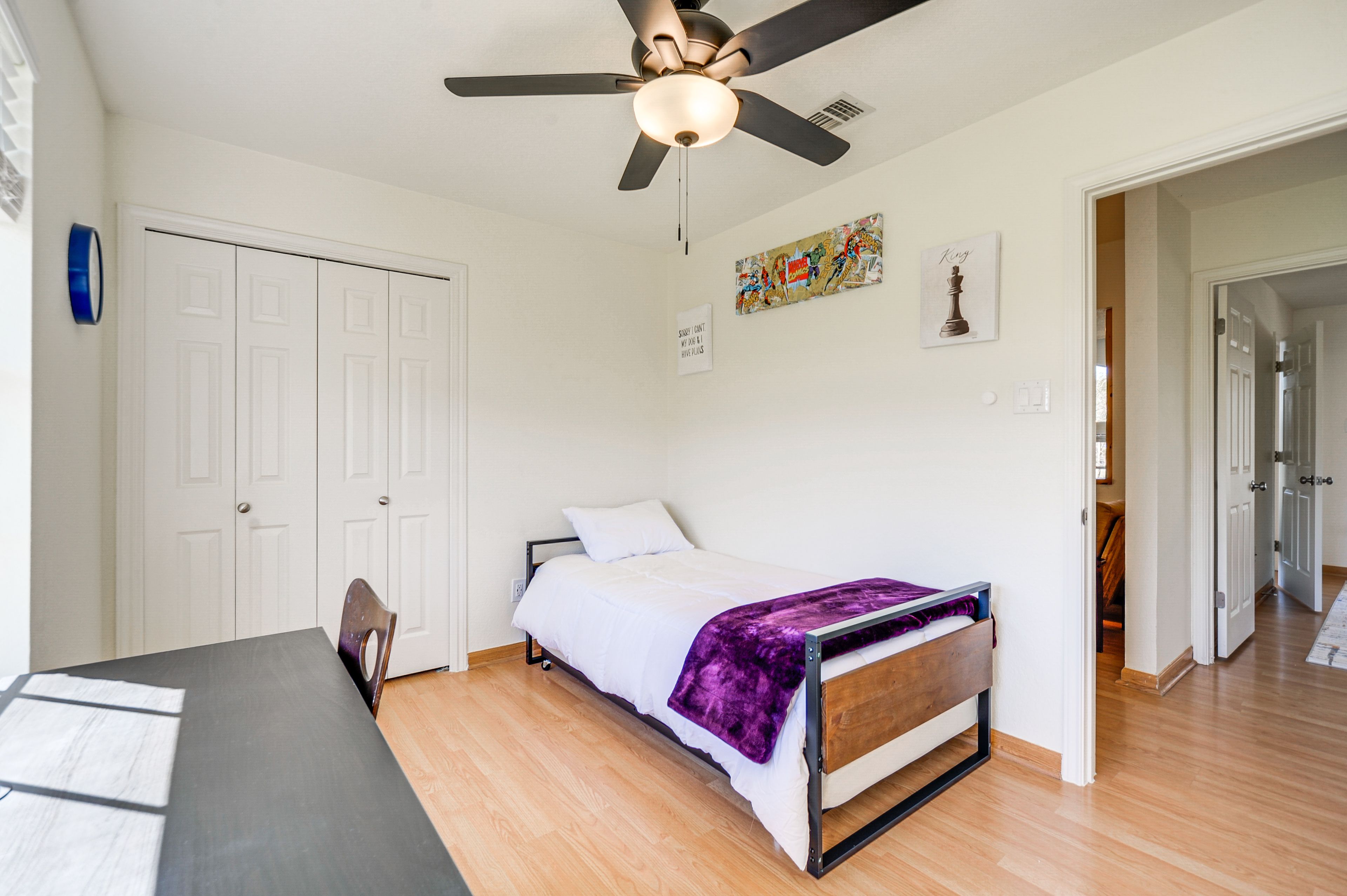 Bedroom 3 | Twin Bed | Twin Trundle | Dedicated Workspace