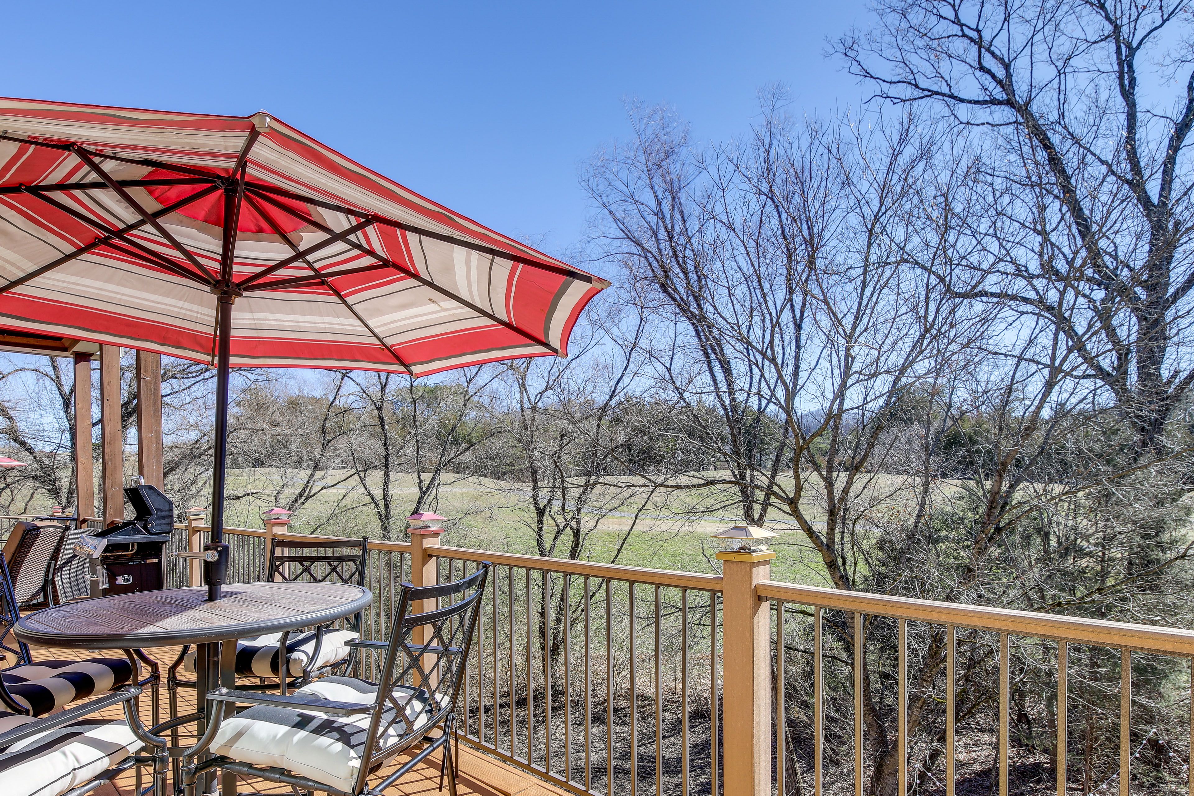 Elevated Deck | Golf Course Views