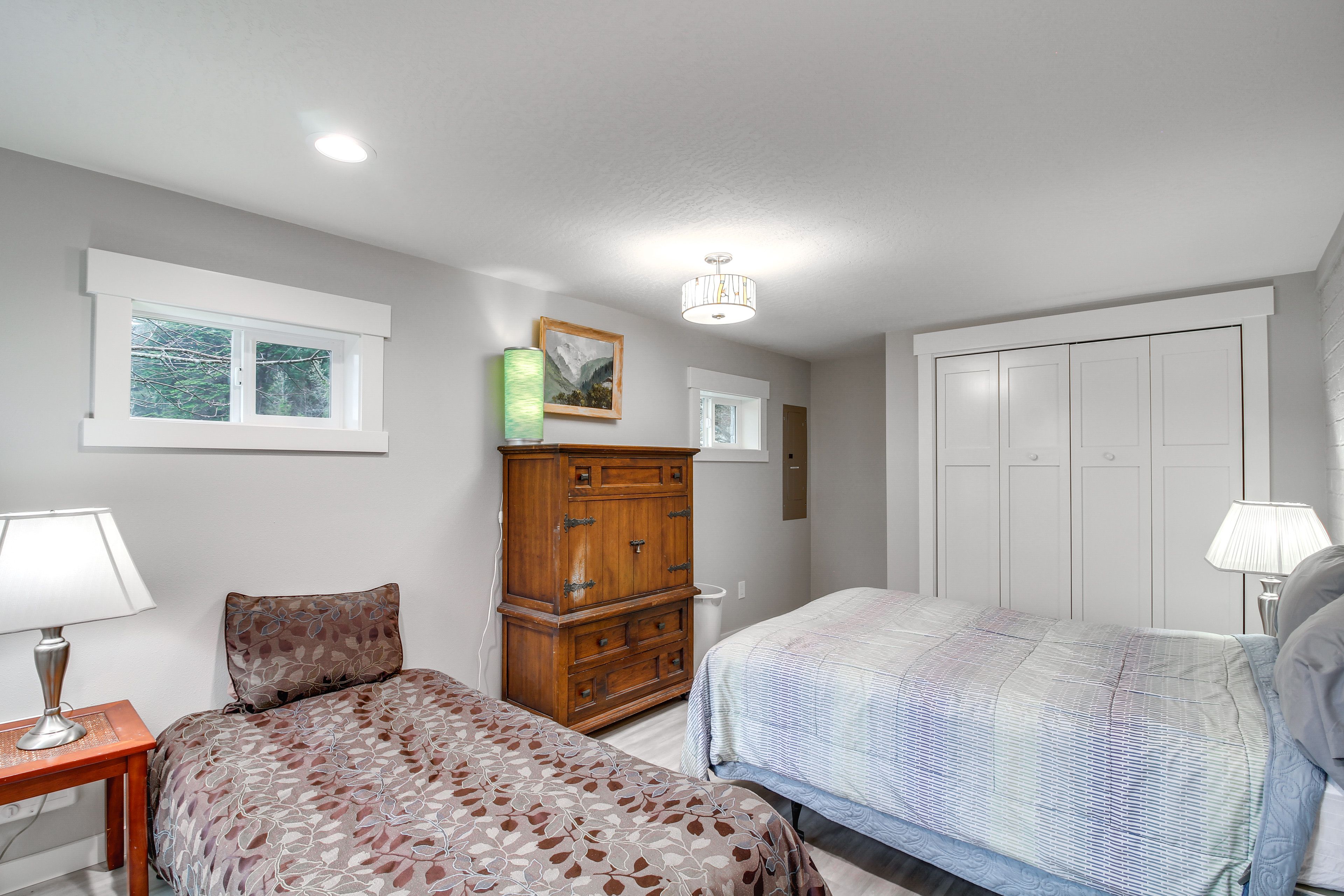 Bedroom 2 | Full Bed | Twin XL Bed | Basement