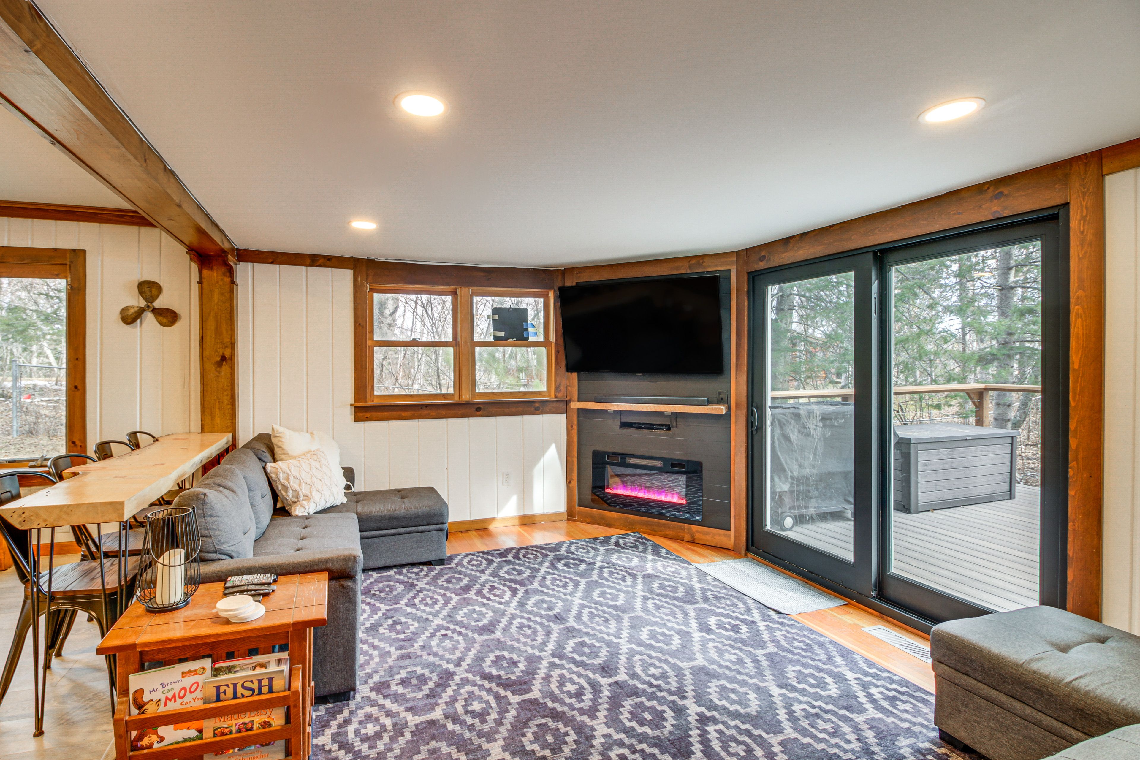 Duluth Vacation Rental | 2BR | 1BA | 1,000 Sq Ft | Small Step for Entry