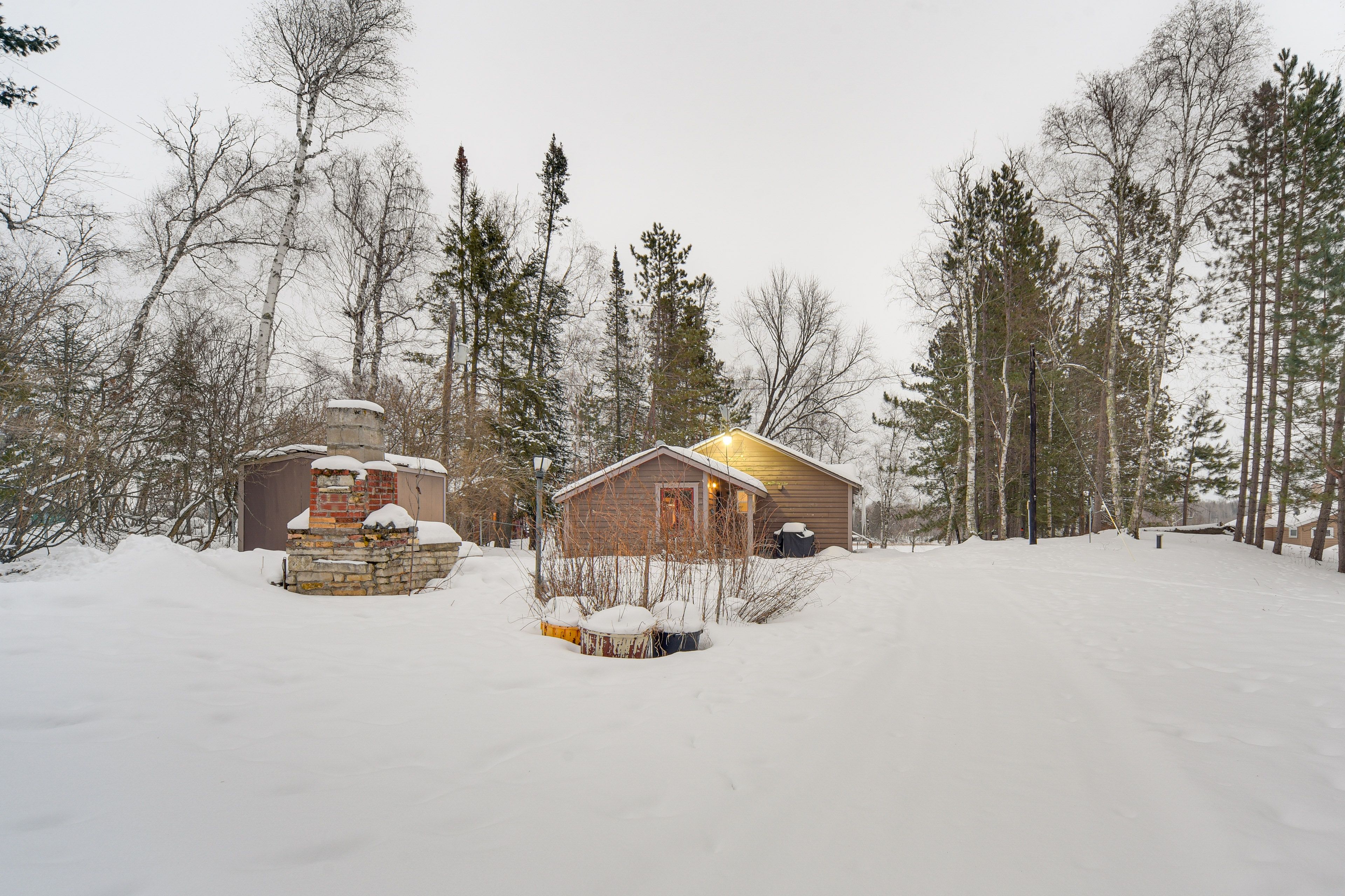 Cabin Exterior | Ample Driveway Parking | RVs/Trailers Allowed On-Site