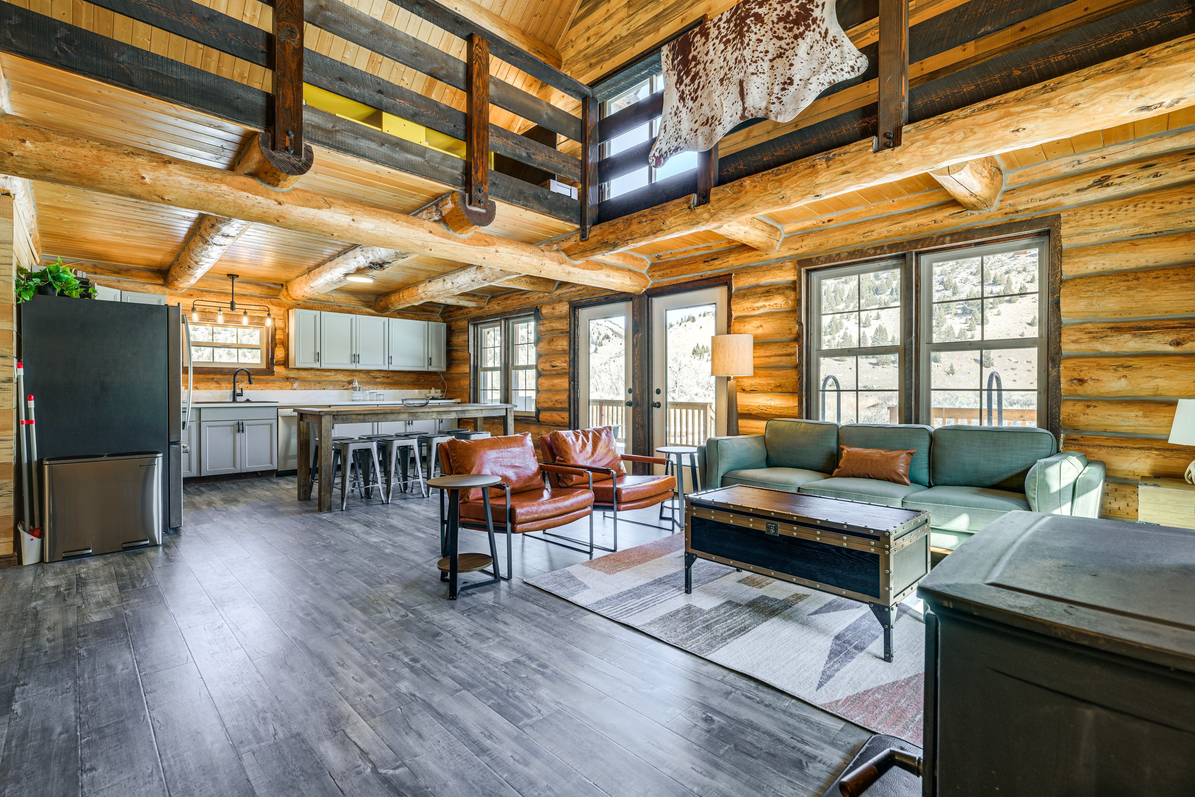 Living Room | 1st Floor | Wood-Burning Stove (Wood Provided)