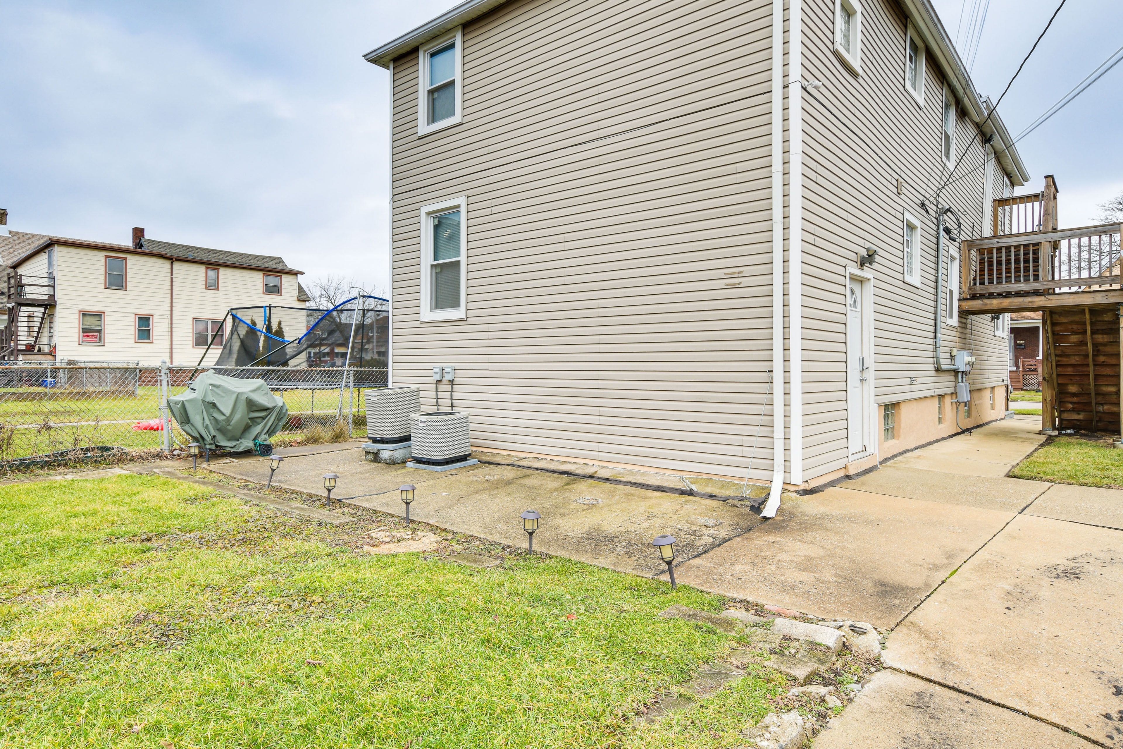Apartment Exterior | Shared Charcoal Grill