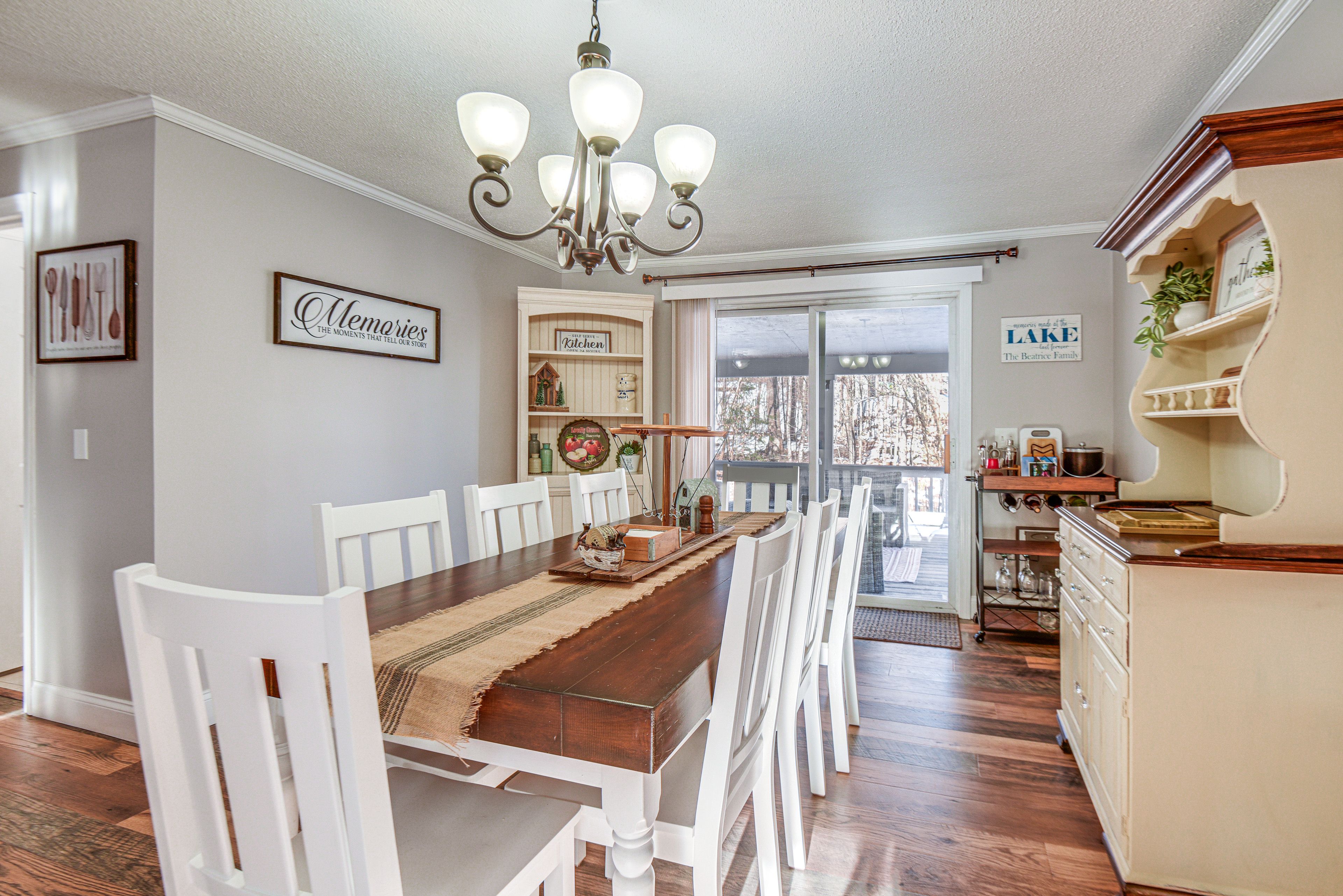 Dining Area | Bar Cart | Dishware & Flatware | 2nd Floor