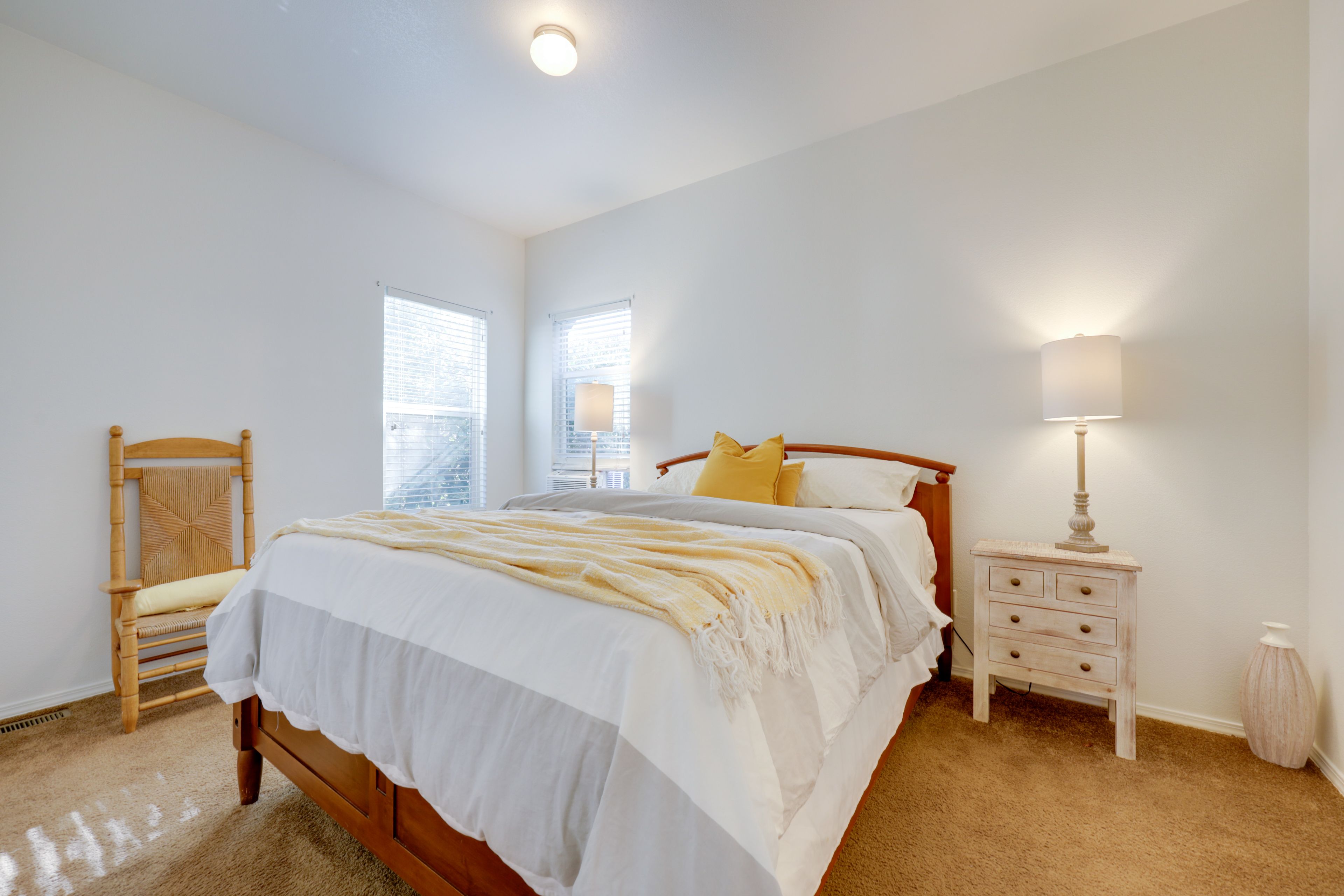 Bedroom 1 | Queen Bed | Linens Provided | En-Suite Bathroom