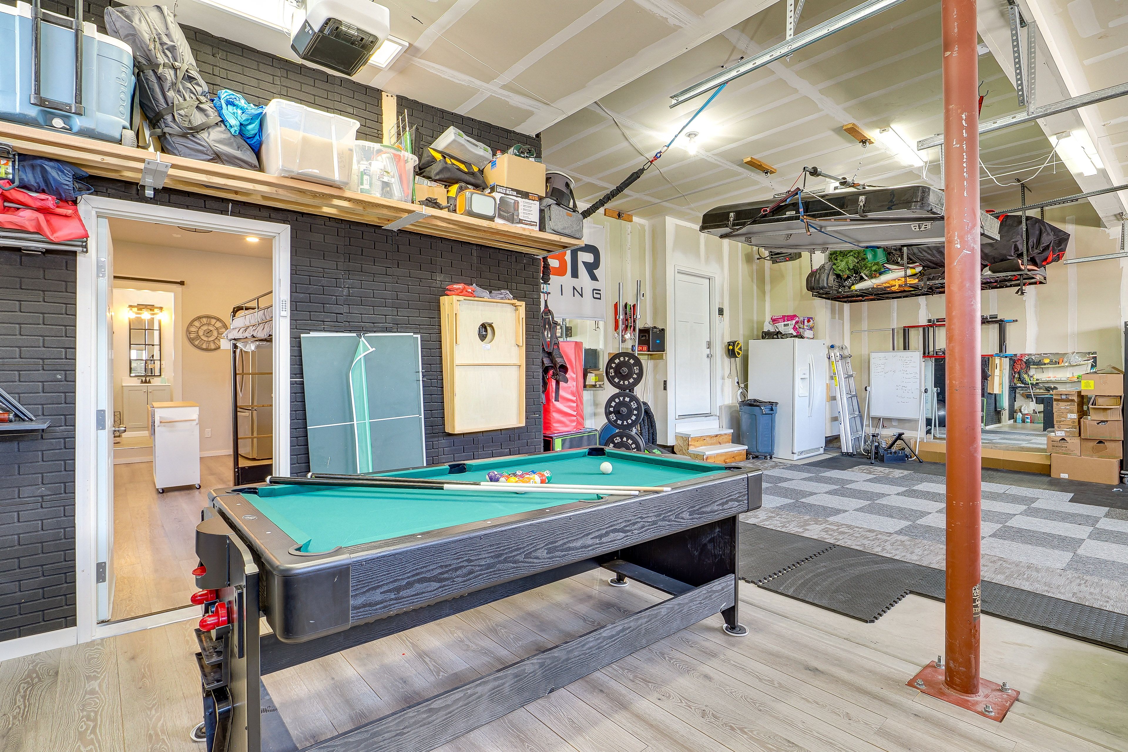 Shared Game Room & Home Gym
