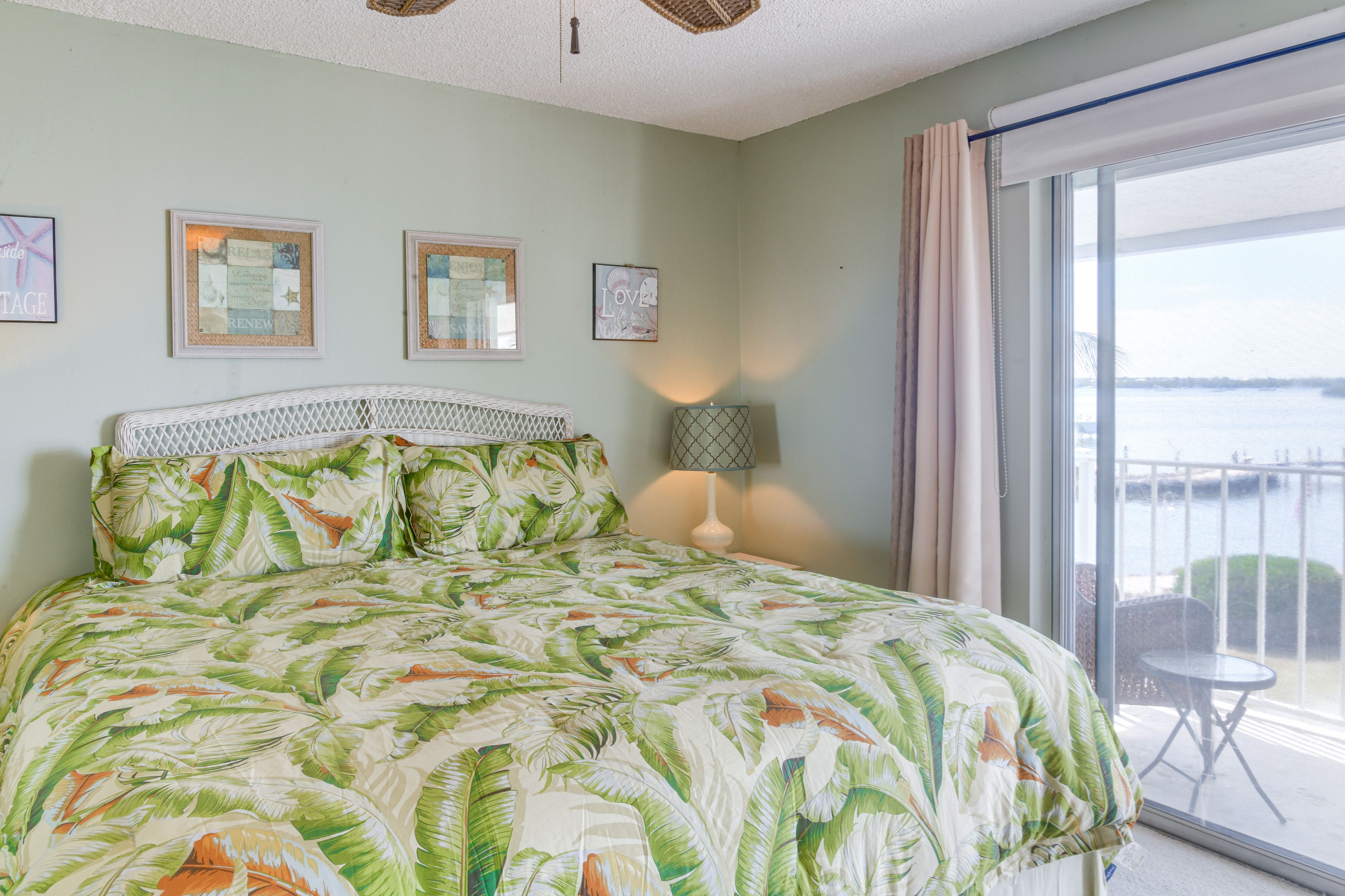 Bedroom 1 | 2nd Floor | King Bed | Flat-Screen TV | Balcony Access