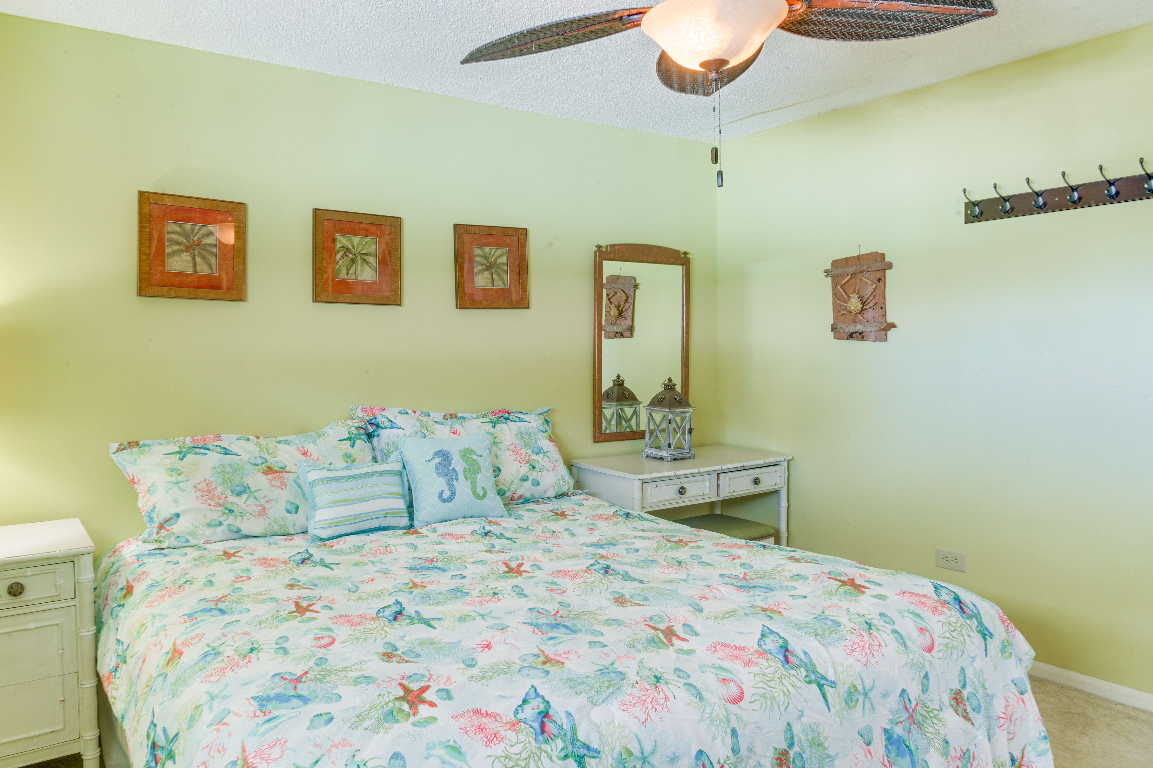 Bedroom 2 | 2nd Floor | King Bed | Linens Provided | Flat-Screen TV