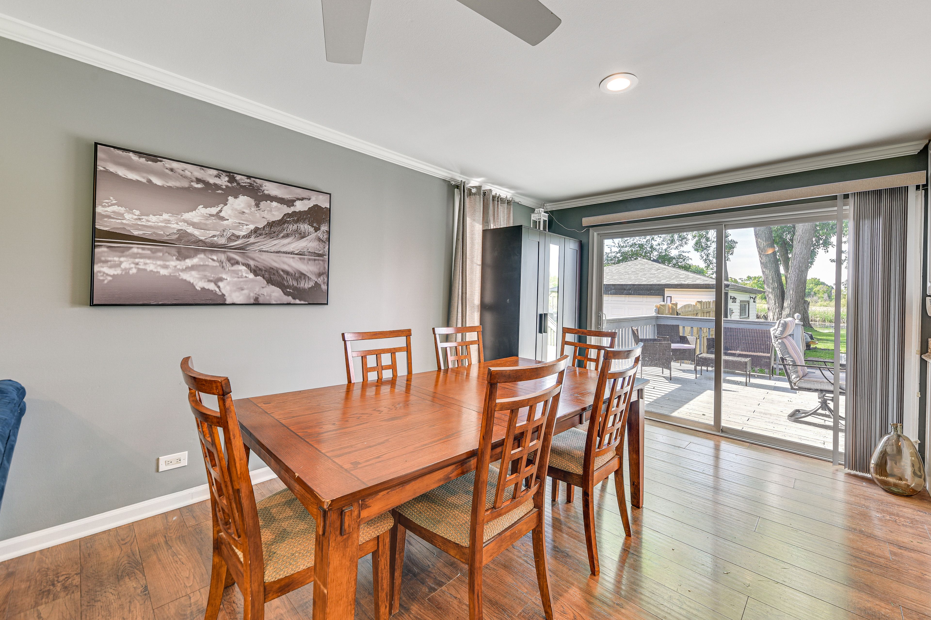 Dining Area | Dishware/Flatware | Central Heating | Window A/C Units