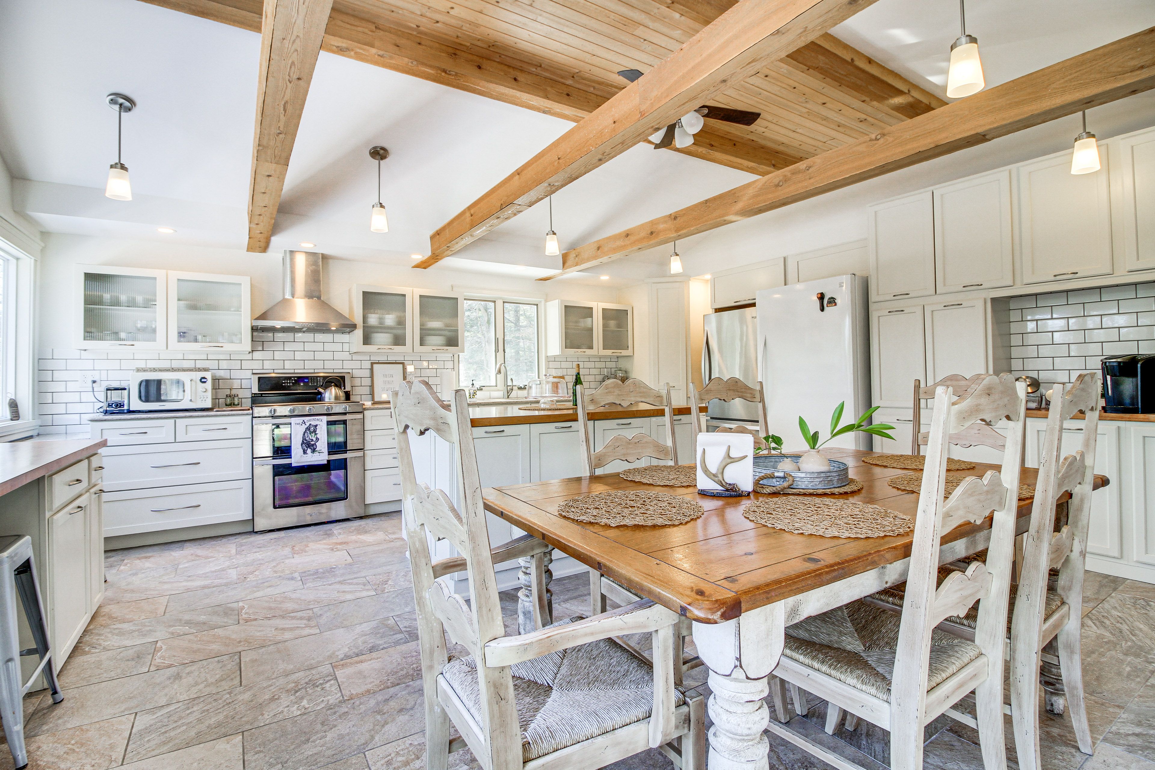 Dining Area | 1st Floor | Dishware/Flatware | Trash Bags/Paper Towels