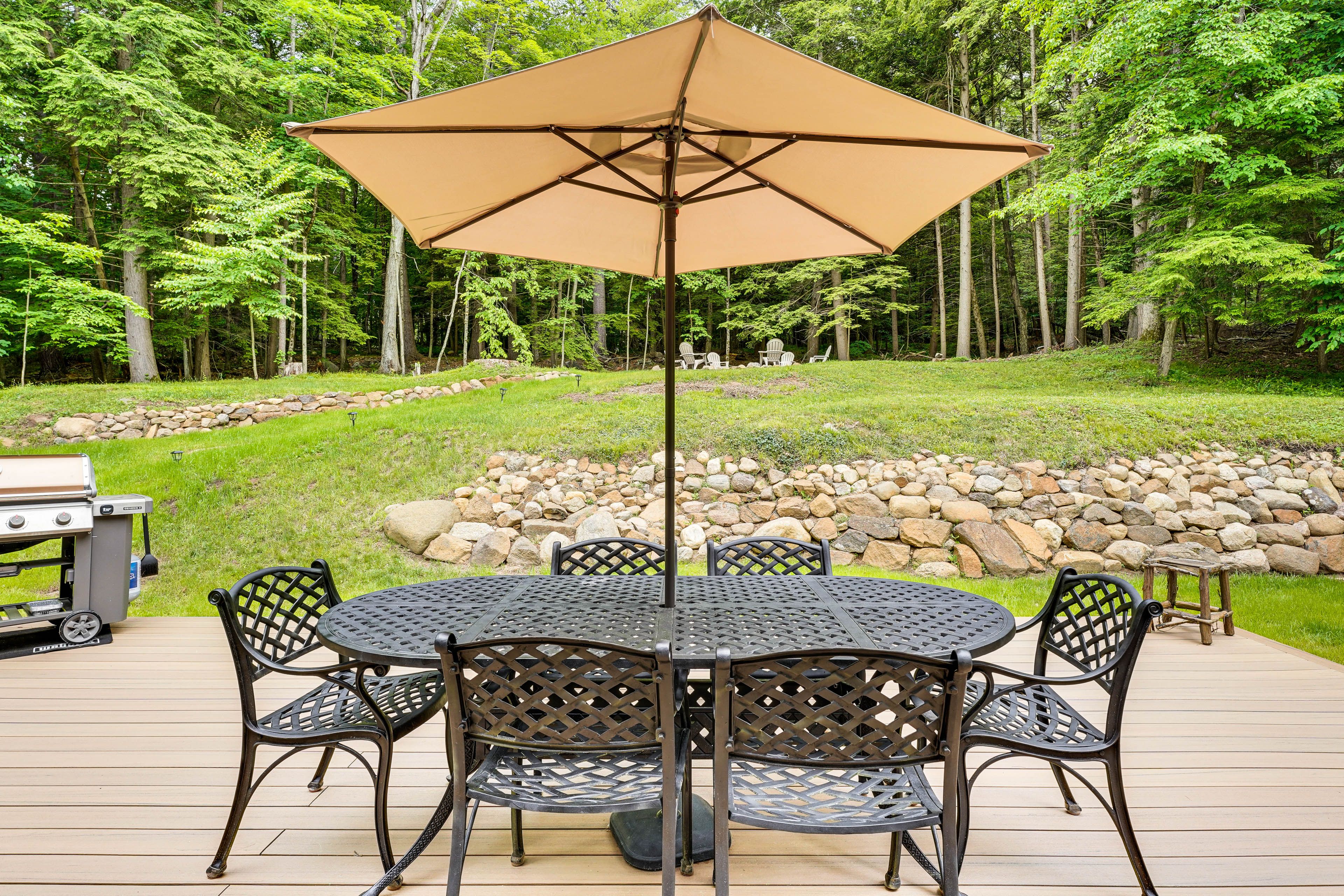 Furnished Deck | Outdoor Dining | Gas Grill | Spacious Yard w/ Fire Pit