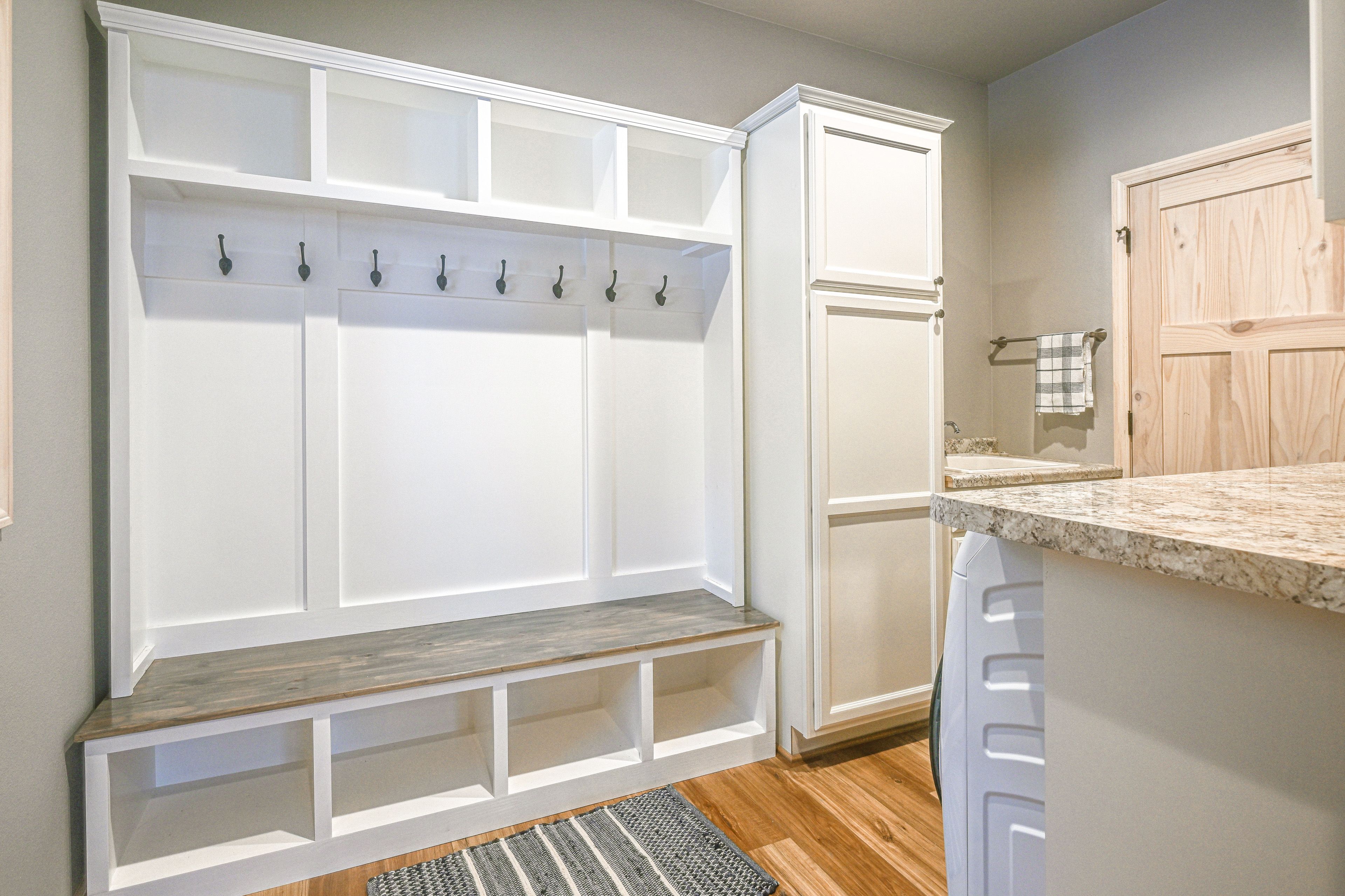 Mudroom | Extra Large Capacity Washer & Dryer | 1st Floor
