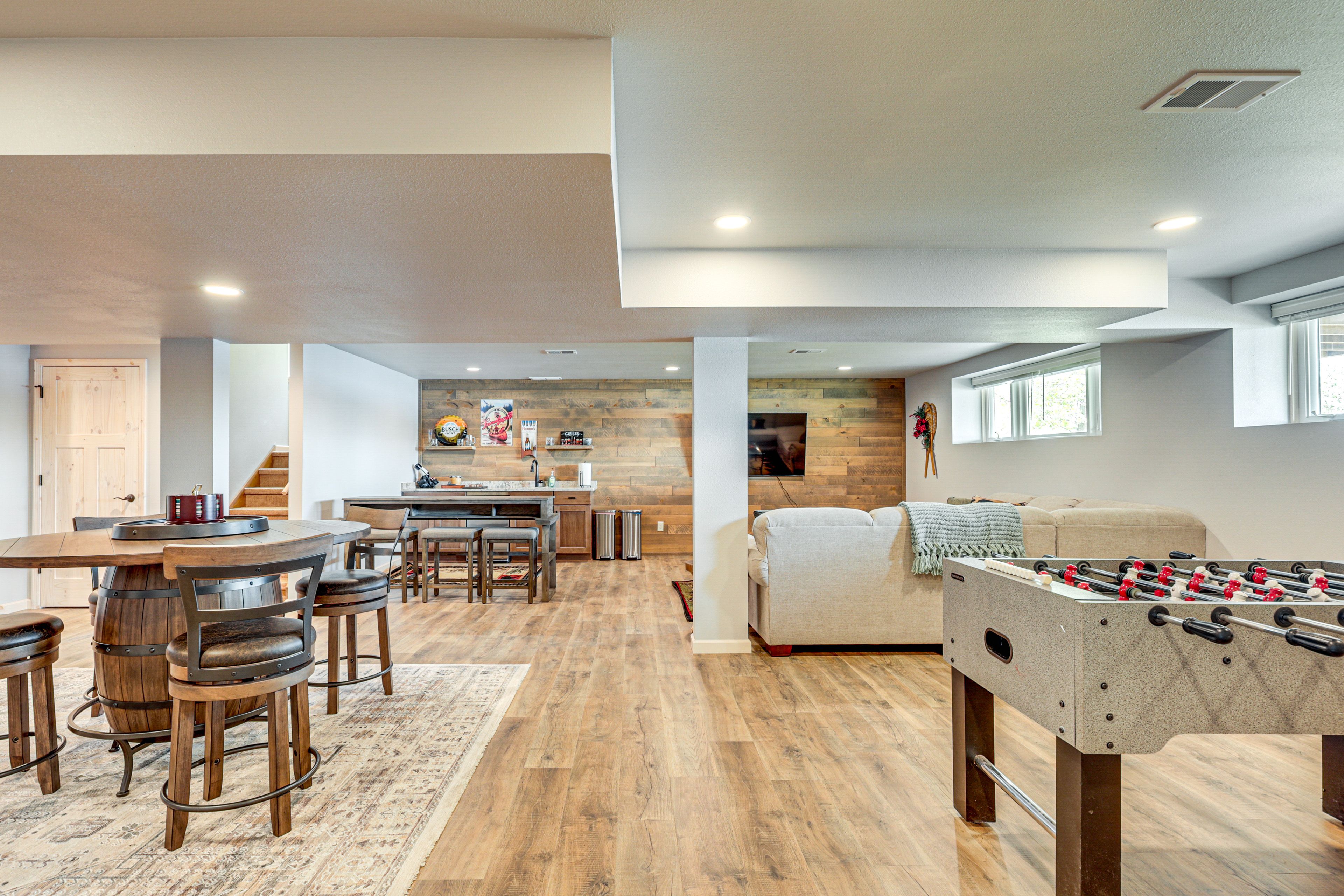 Game Room | Wet Bar | 65" Smart TV | Lower Level