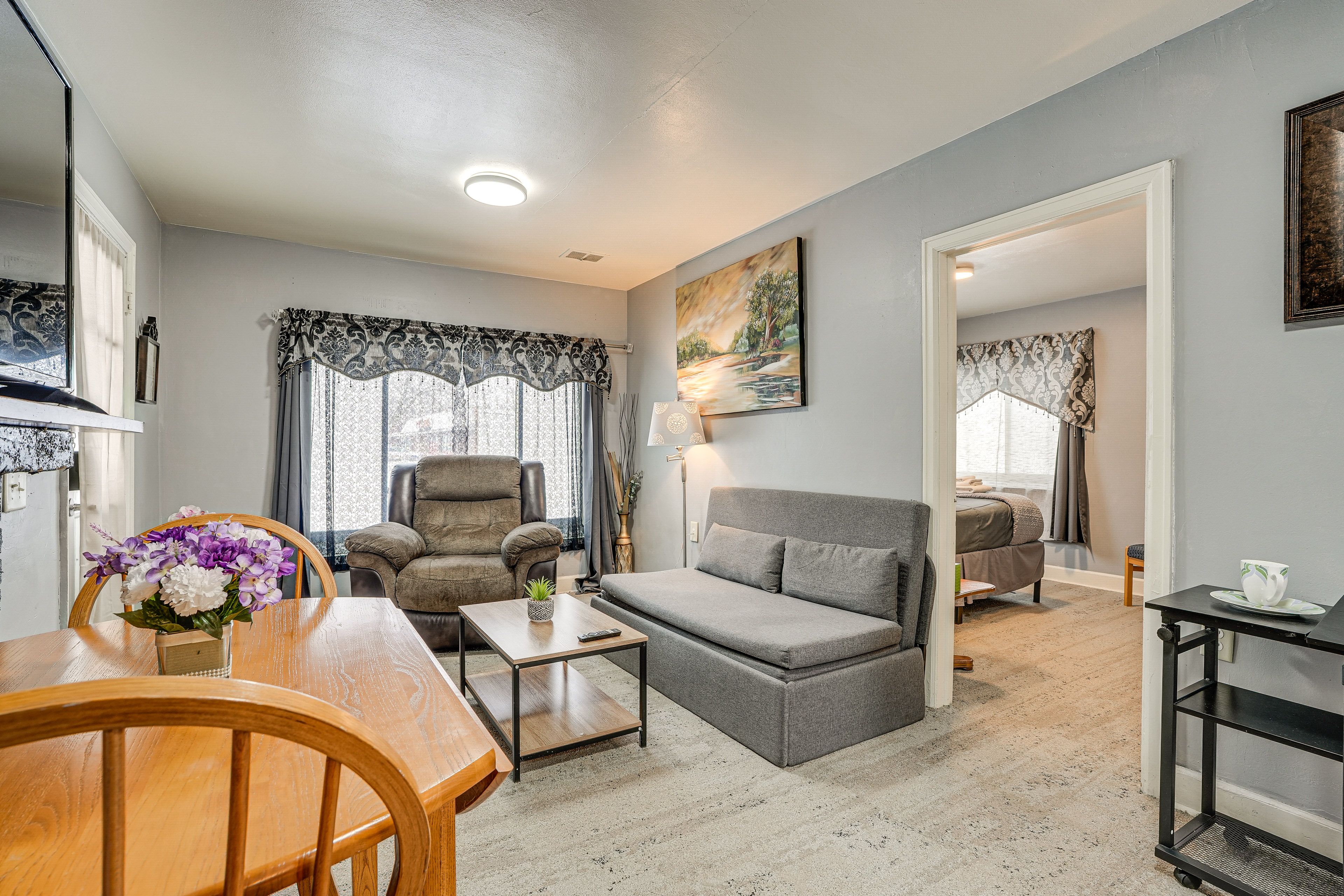 Living Room | Smart TV | Recliner Chair | Queen Sleeper Sofa