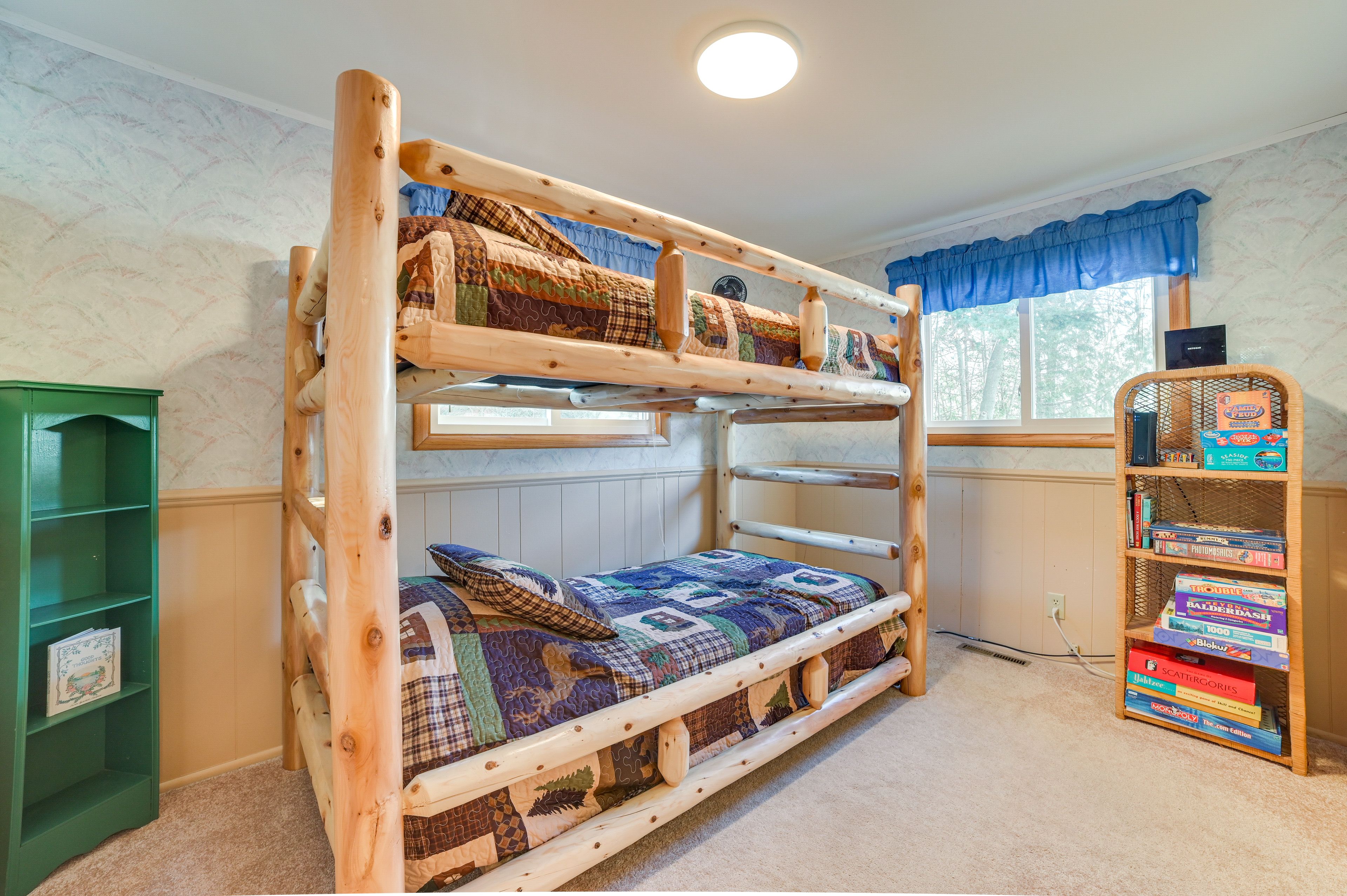 Bedroom 3 | Twin Bunk Bed | Board Games