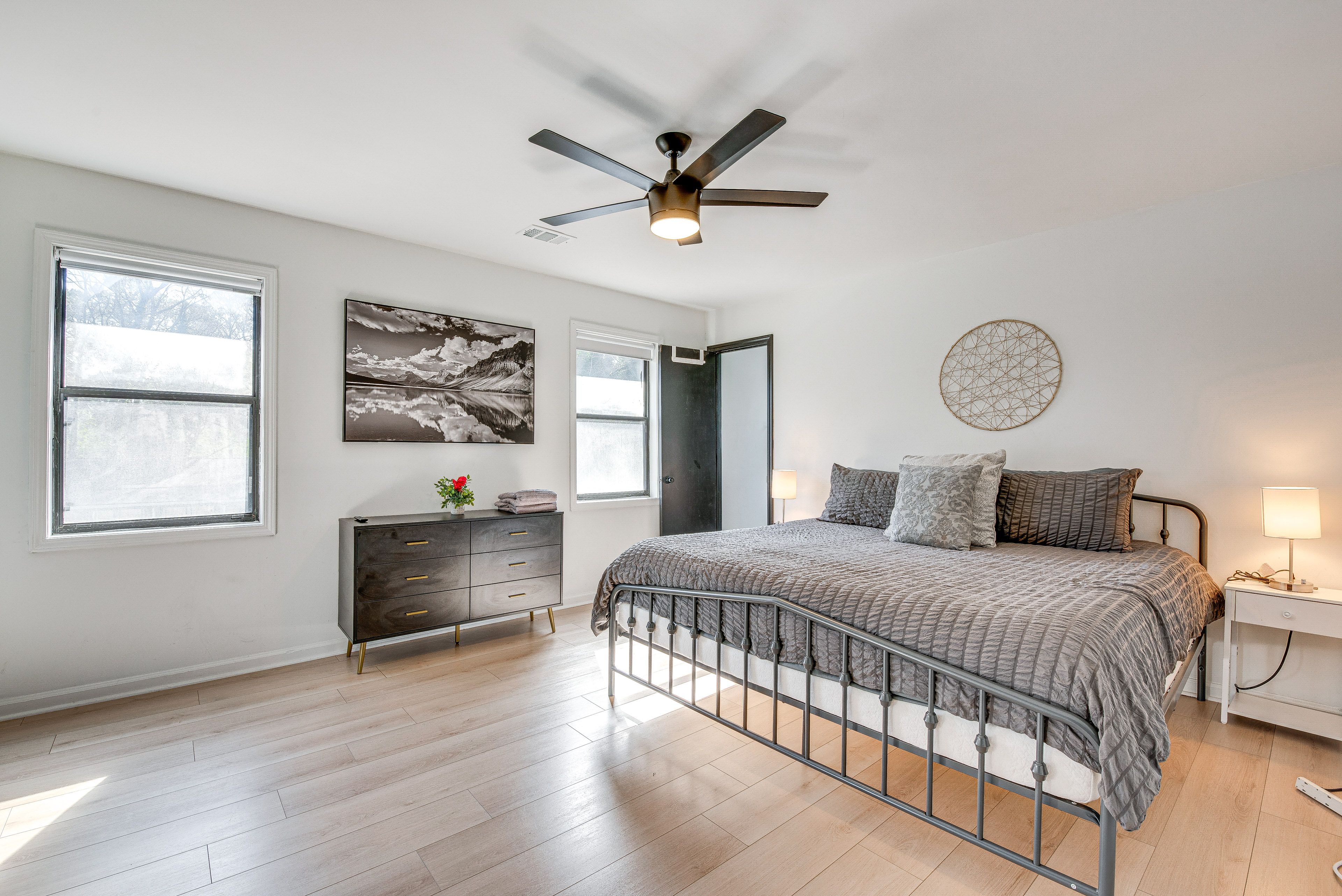Bedroom 1 | 2nd Floor | California King Bed | Linens Provided