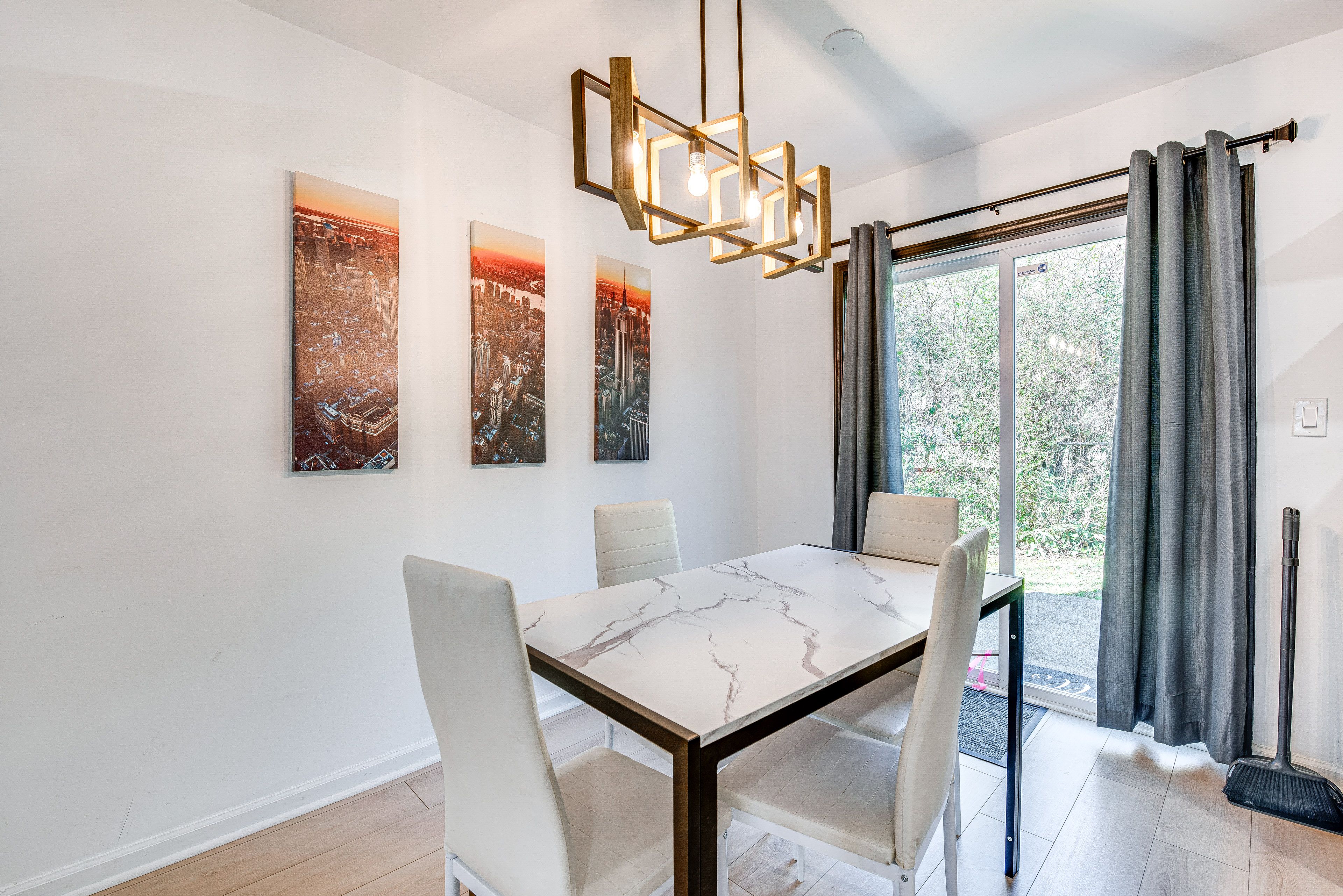 Dining Area | 1st Floor | Dishware & Flatware Provided | Central A/C & Heating