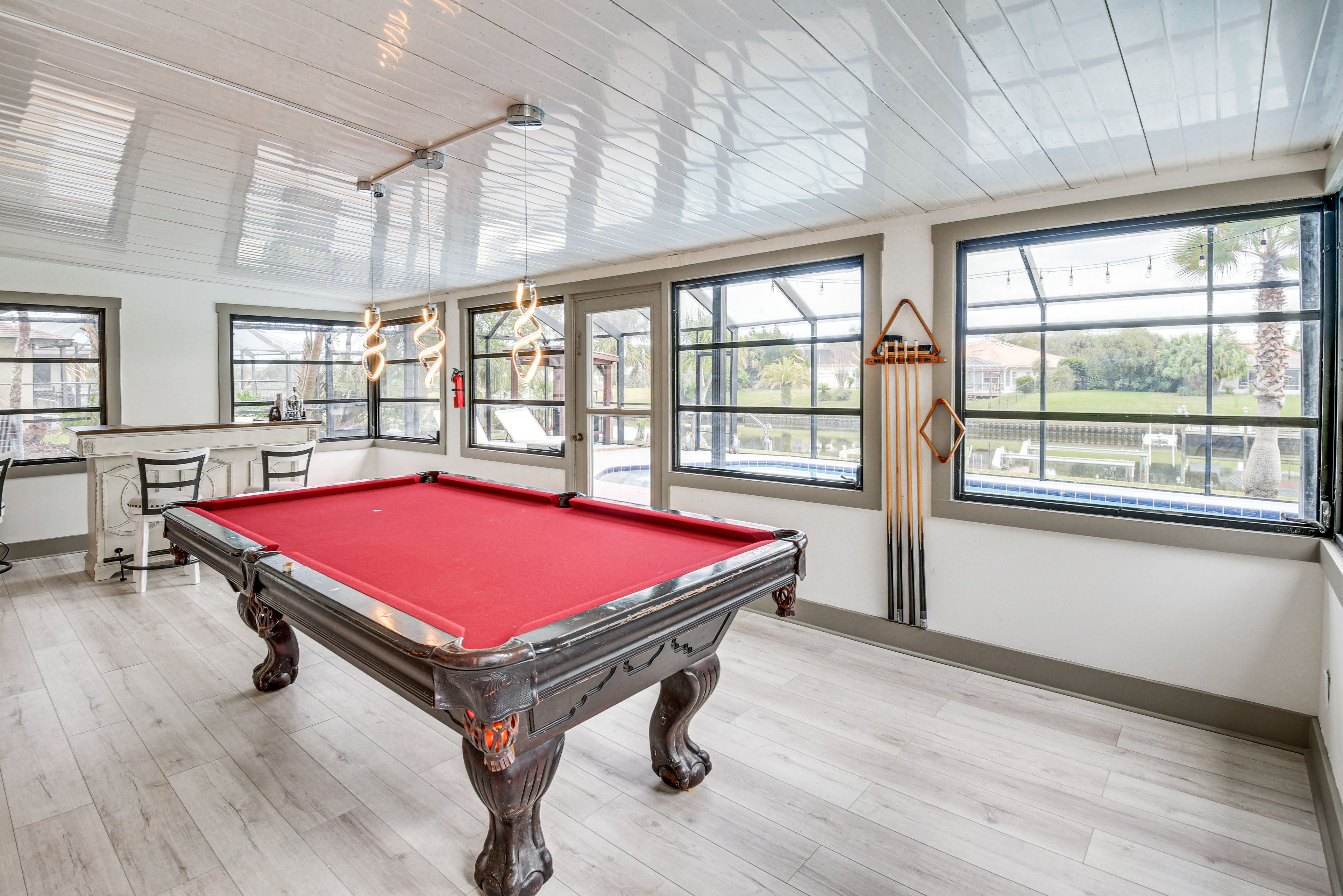 Game Room | Pool Table | Arcade Cabinet | Bar w/ Seating