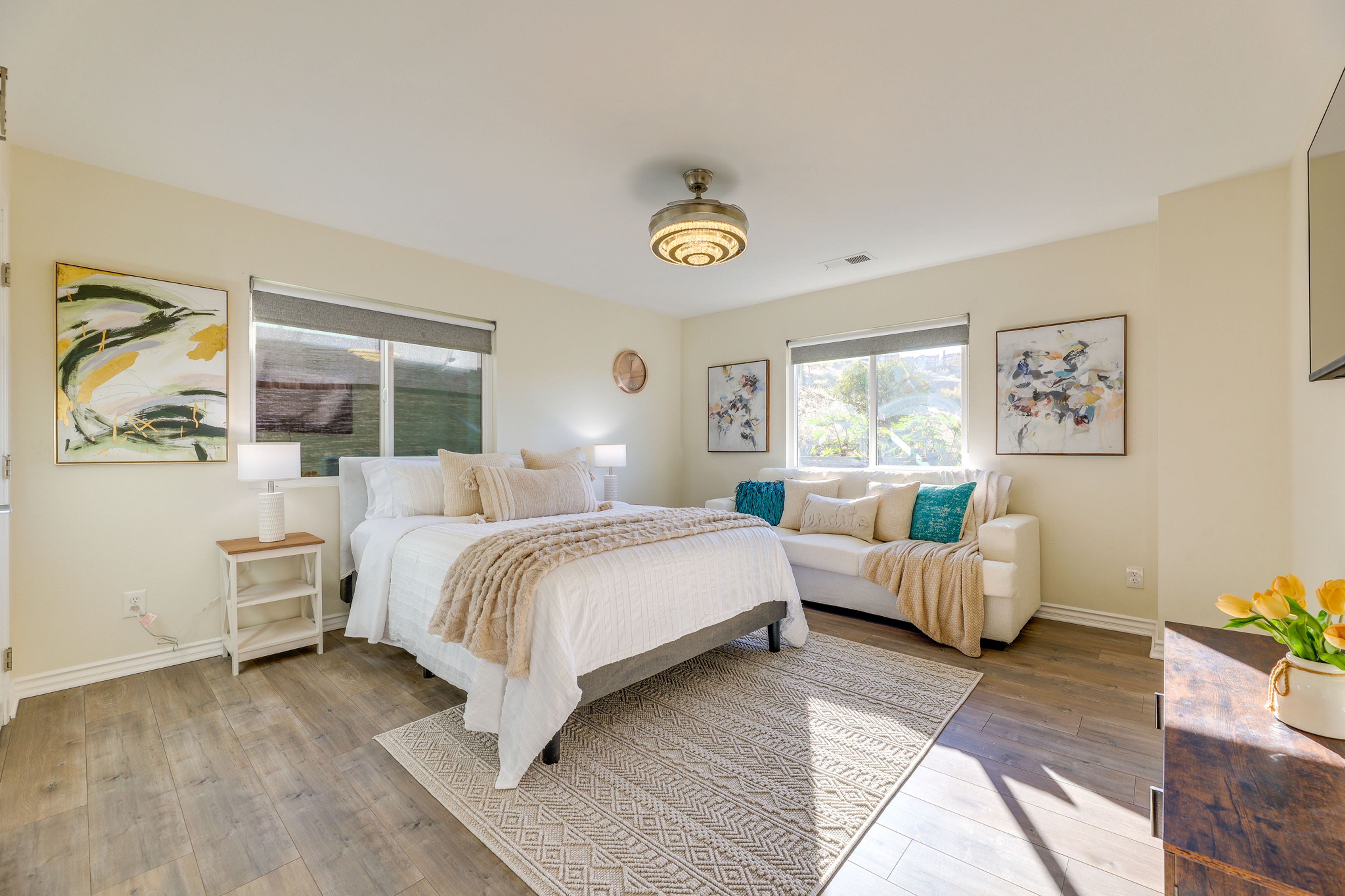 Bedroom 1 | 2nd Floor | Queen Bed | Smart TV | Linens Provided
