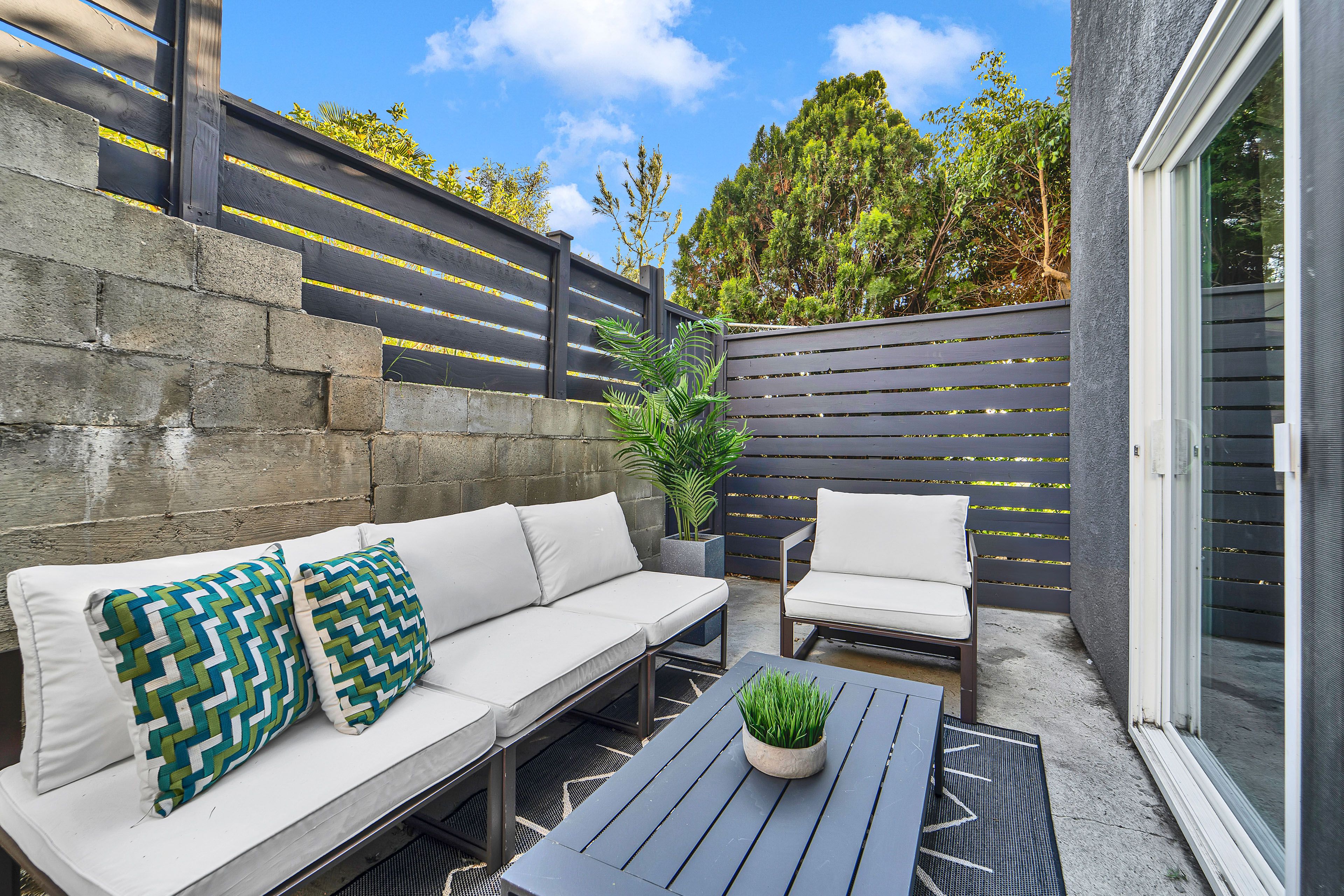 Furnished Patio | Near Restaurants & Cafes
